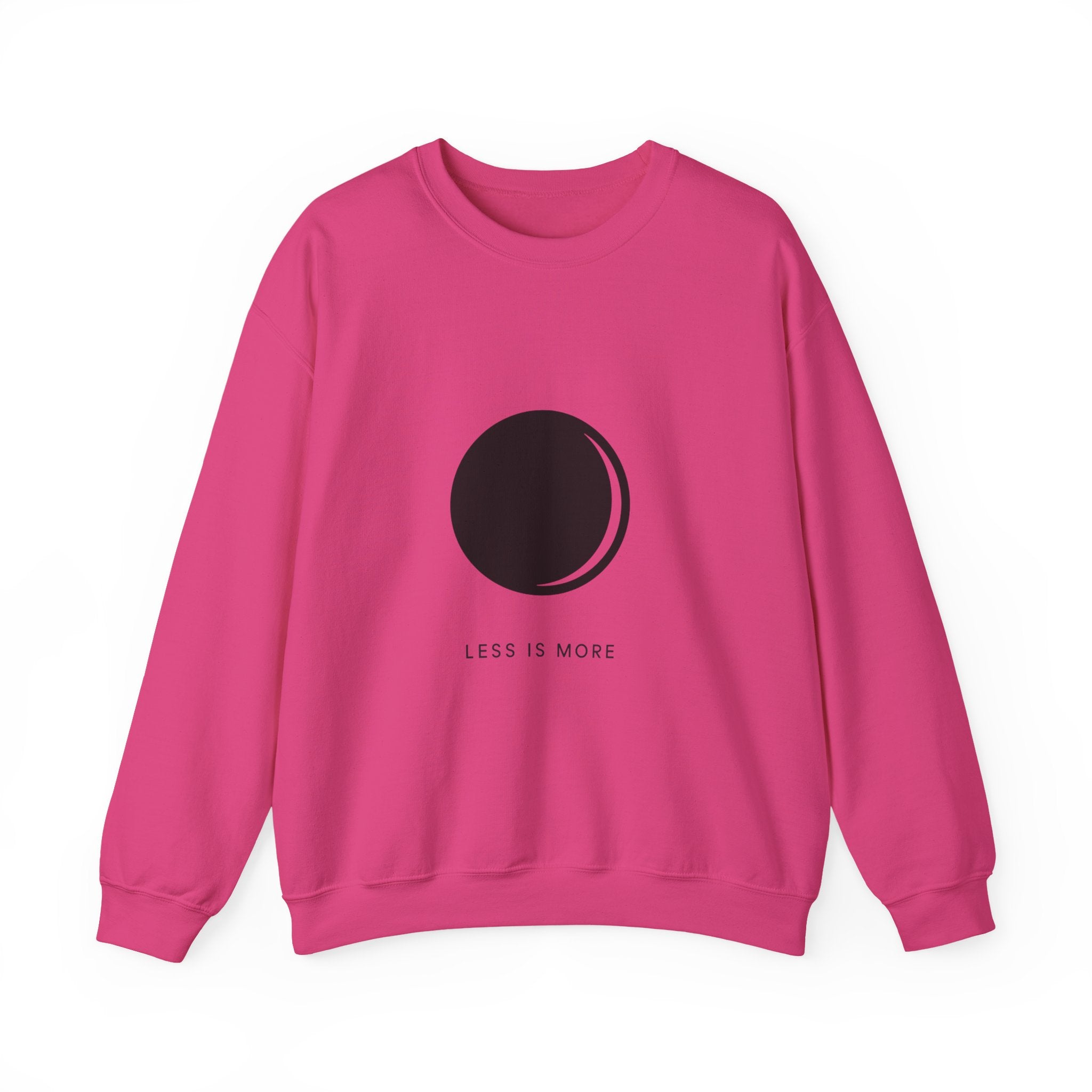 Minimalist 'Less Is More' Crewneck Sweatshirt