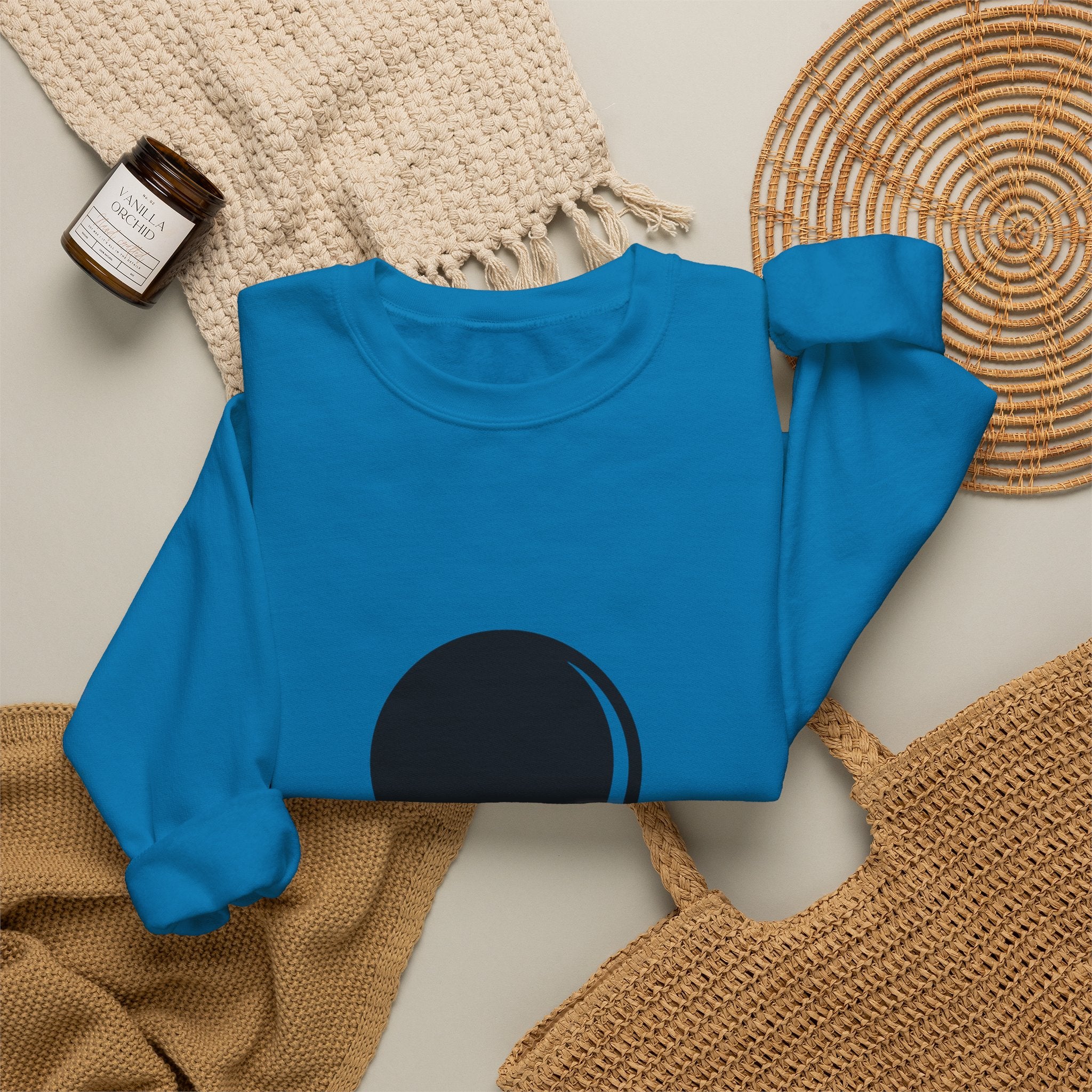 Minimalist 'Less Is More' Crewneck Sweatshirt
