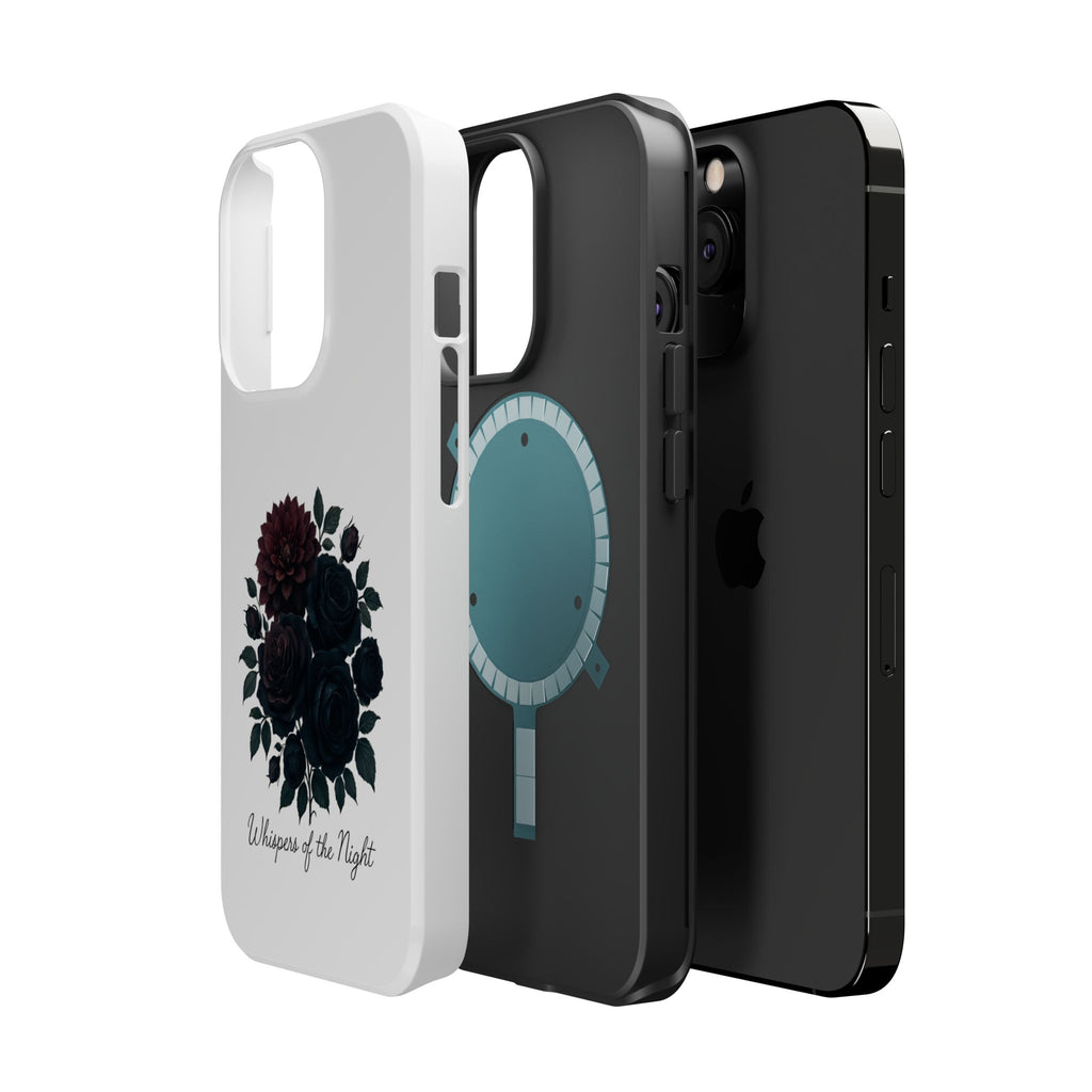 Whispers of the Night floral phone case | Magnetic impact-resistant case