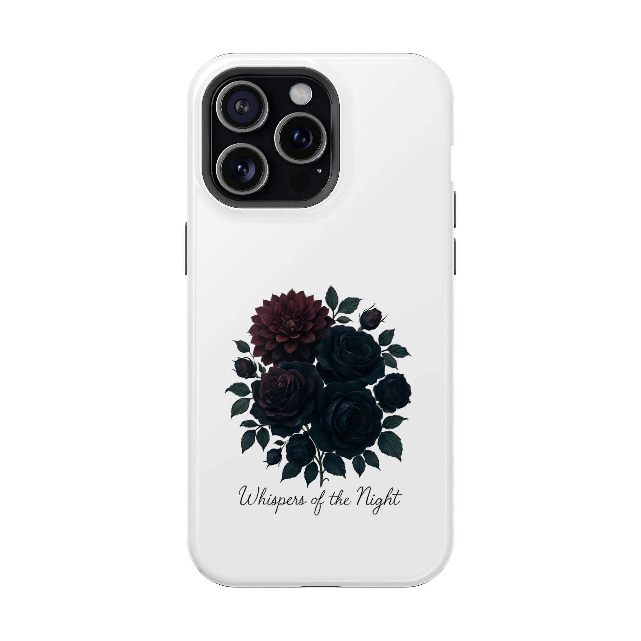 Whispers of the Night floral phone case | Magnetic impact-resistant case