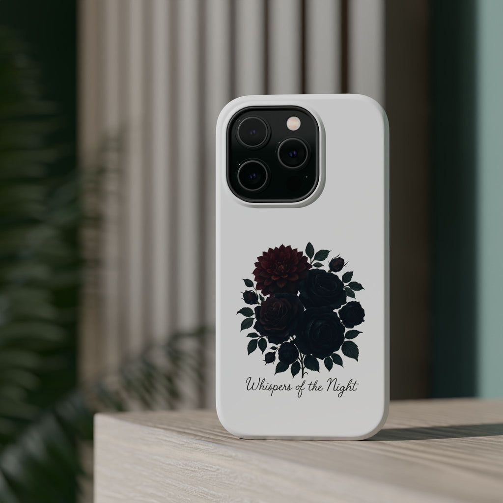 Whispers of the Night floral phone case | Magnetic impact-resistant case
