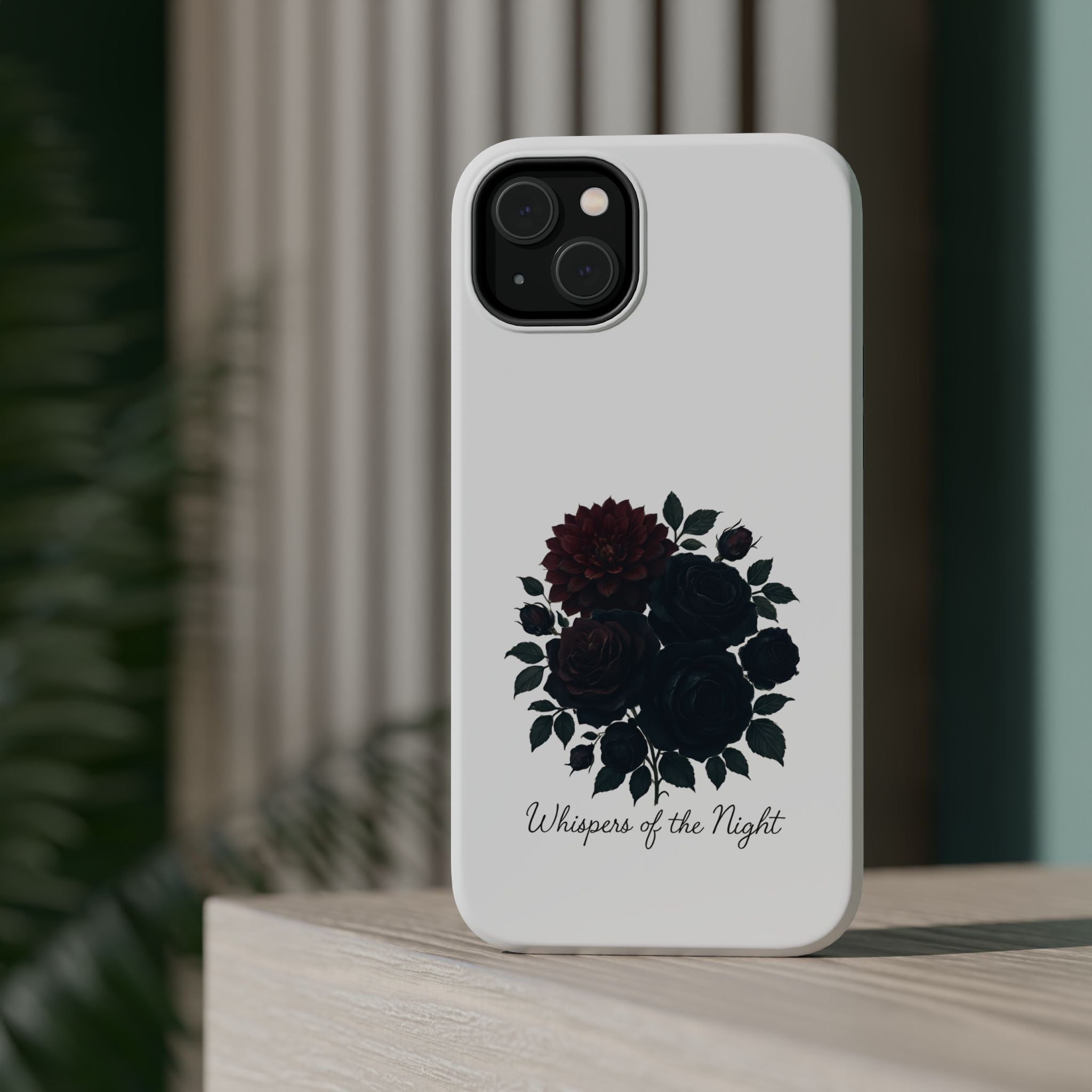 Whispers of the Night floral phone case | Magnetic impact-resistant case
