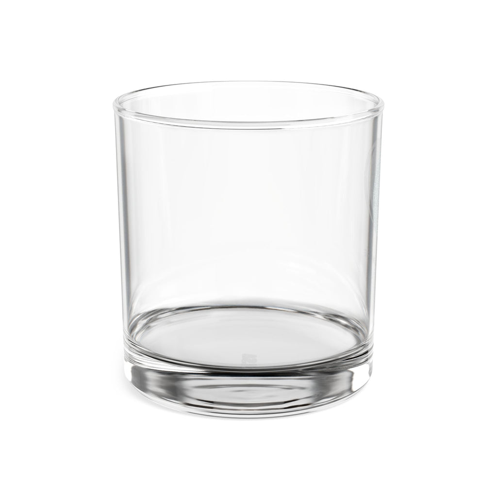 Engraved Whiskey Glass 10.5oz — Personalized Round Monogram Rocks Glass