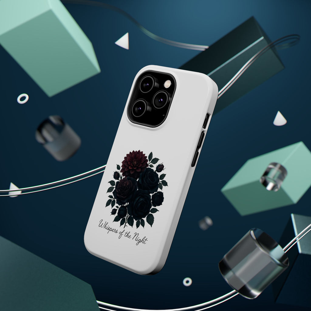 Whispers of the Night floral phone case | Magnetic impact-resistant case