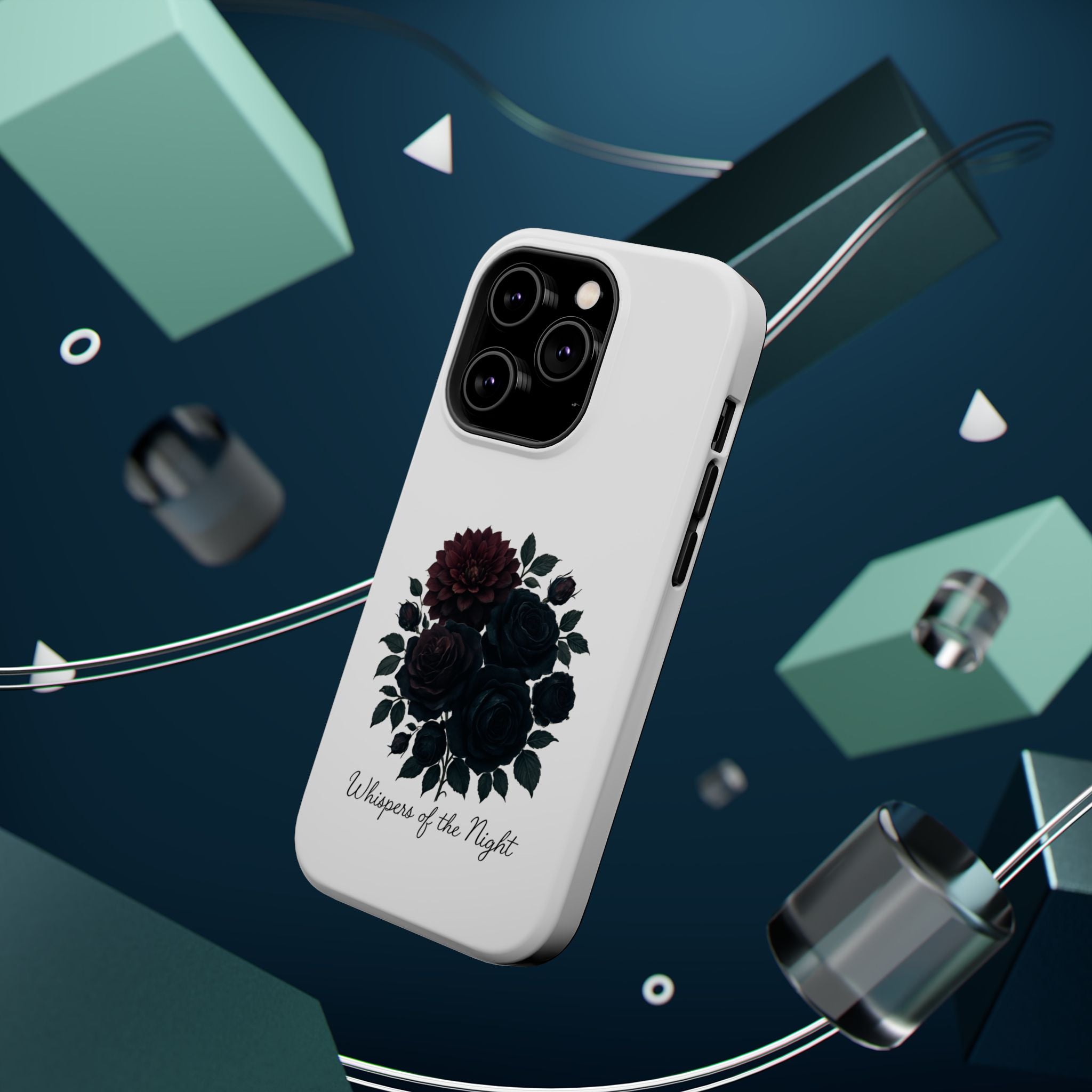 Whispers of the Night floral phone case | Magnetic impact-resistant case