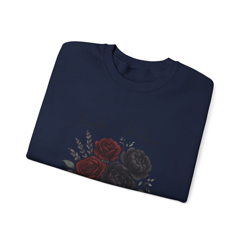 Floral 'Beauty in Shadows' Crewneck Sweatshirt