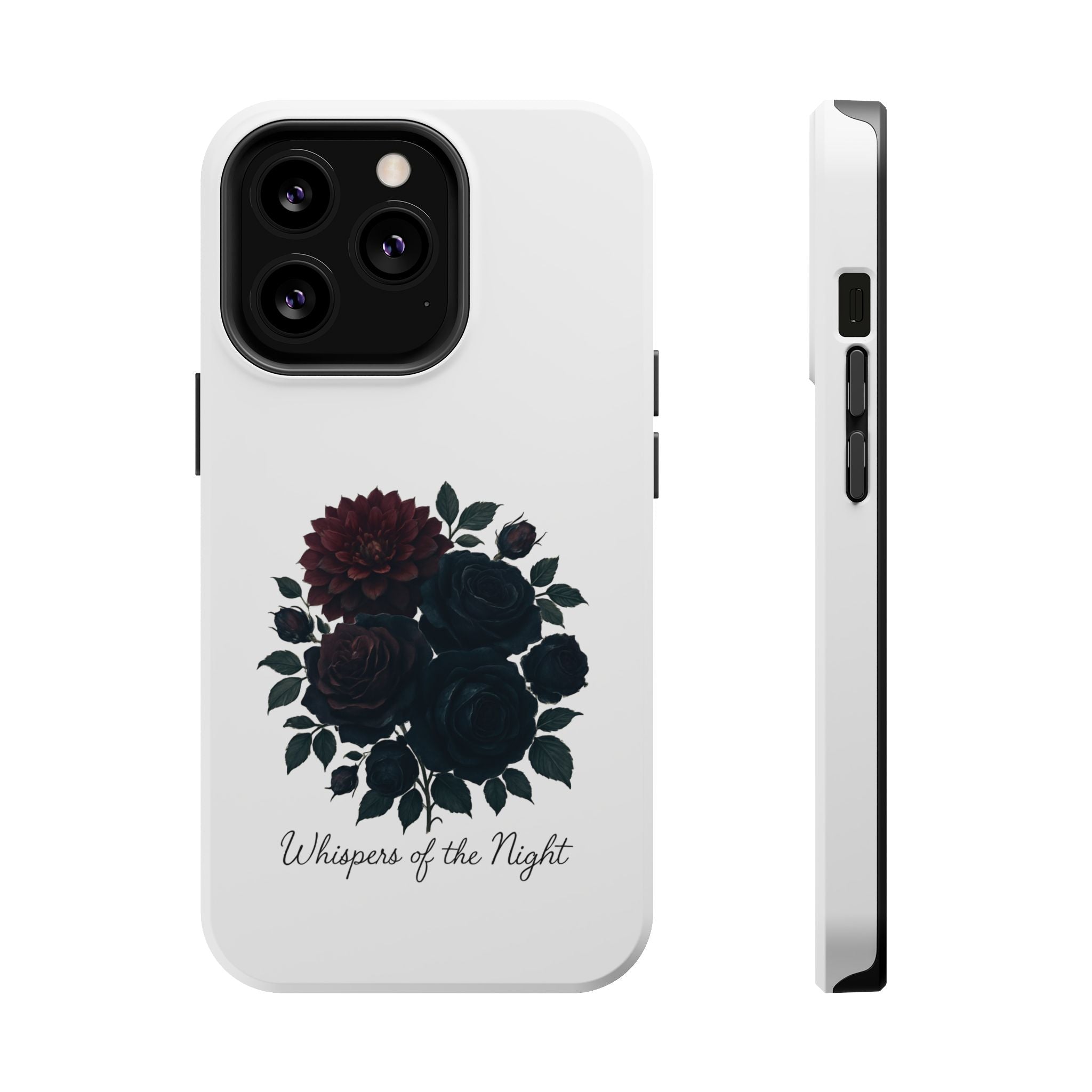 Whispers of the Night floral phone case | Magnetic impact-resistant case