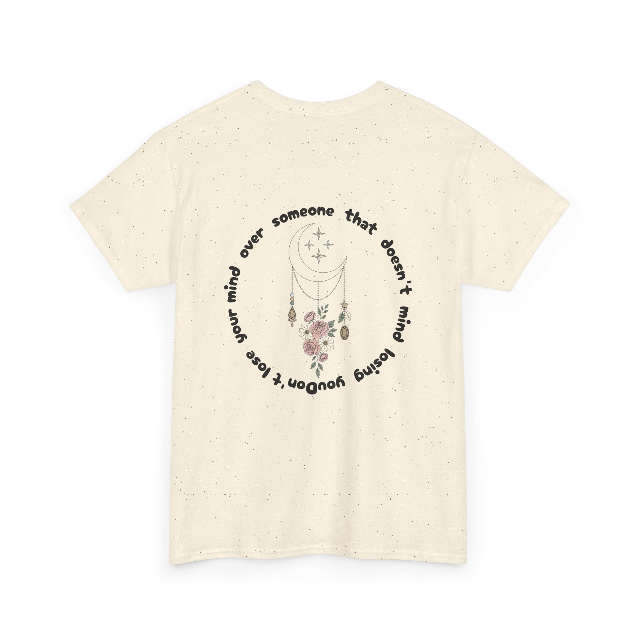 T-Shirt  “Someone That Doesn’t Mind Losing You” Floral Moonback Tee