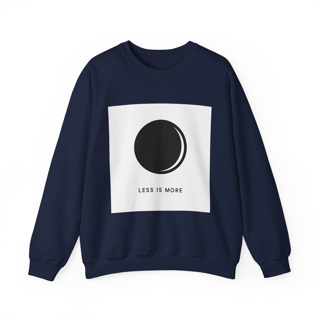 Minimal Moon Graphic sweatshirt | Less Is More Crewneck