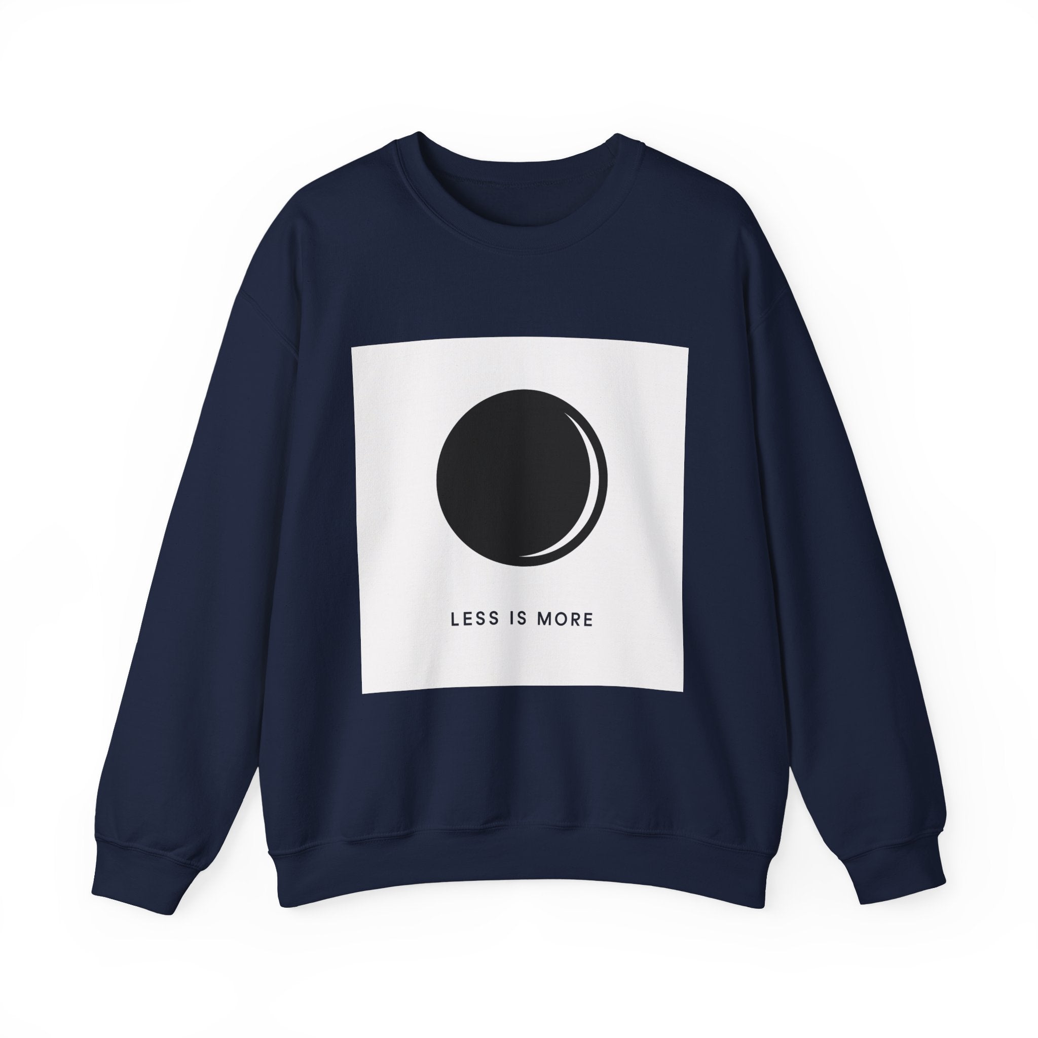 Minimal Moon Graphic sweatshirt | Less Is More Crewneck