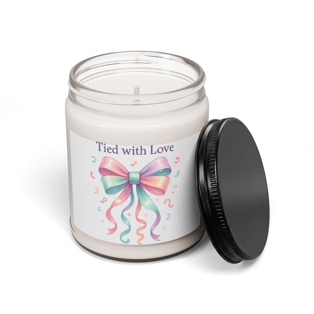 Tied With Love Soy Candle — 9oz Scented Jar Candle for Gifts & Celebrations