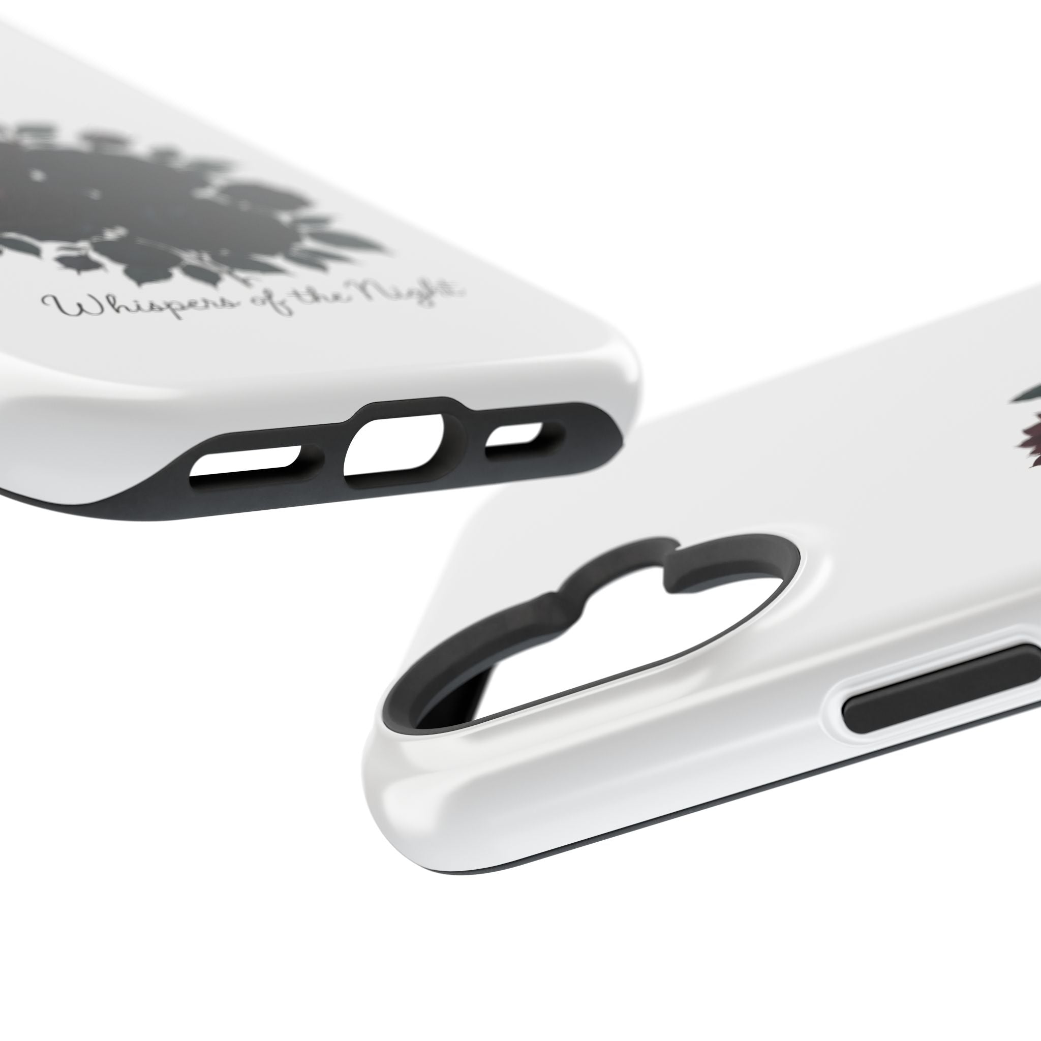 Whispers of the Night floral phone case | Magnetic impact-resistant case