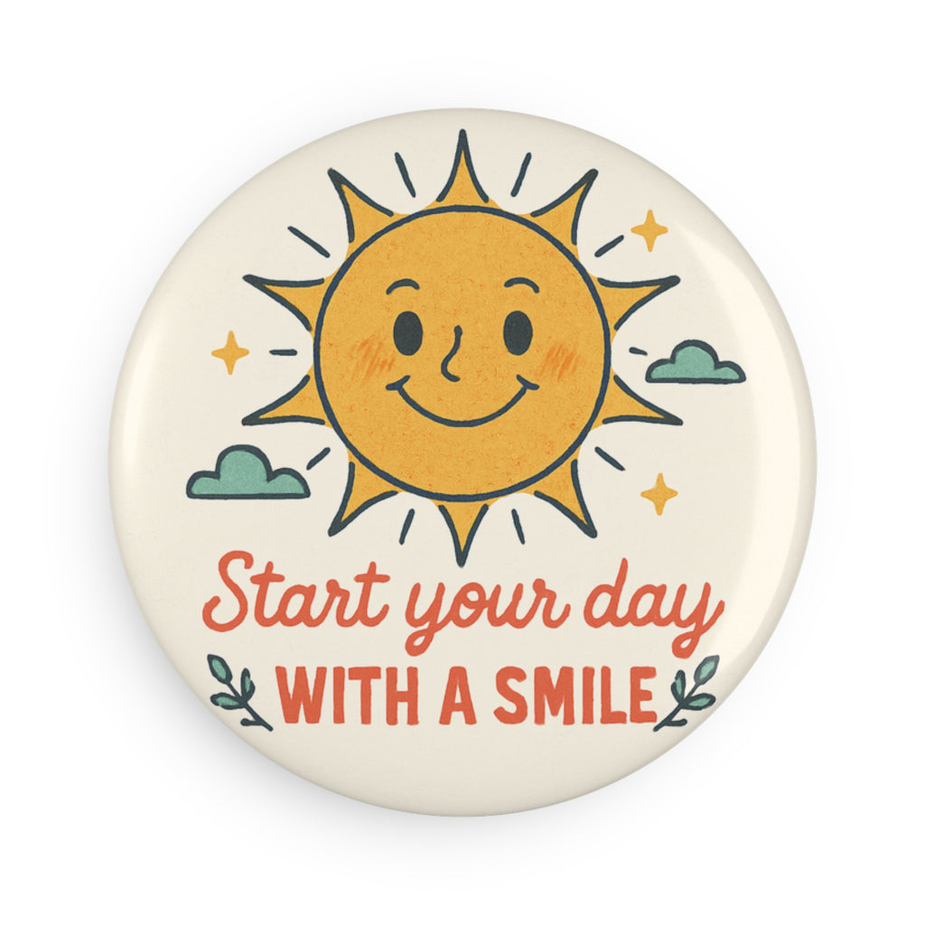 Smiling Sun Start Your Day With A Smile Magnet