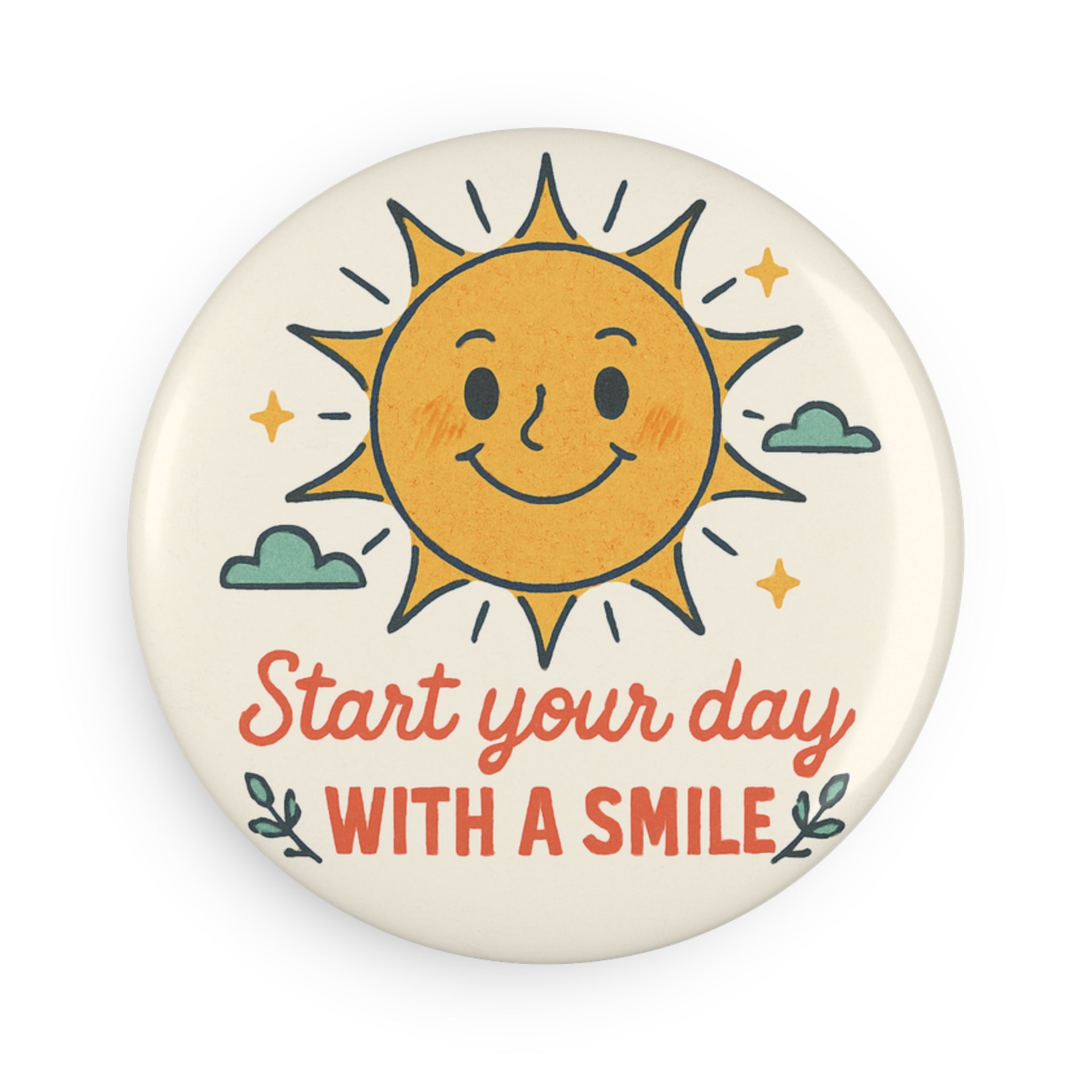 Smiling Sun Start Your Day With A Smile Magnet