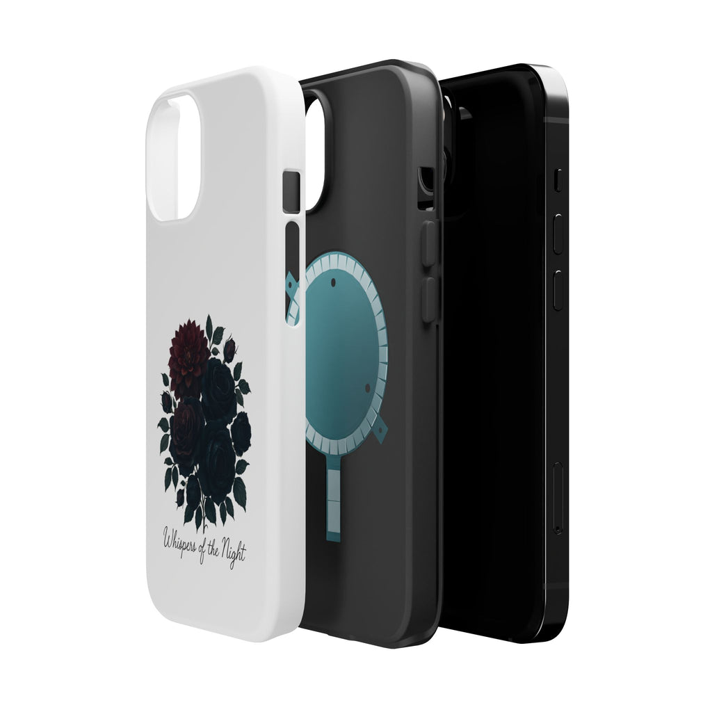 Whispers of the Night floral phone case | Magnetic impact-resistant case