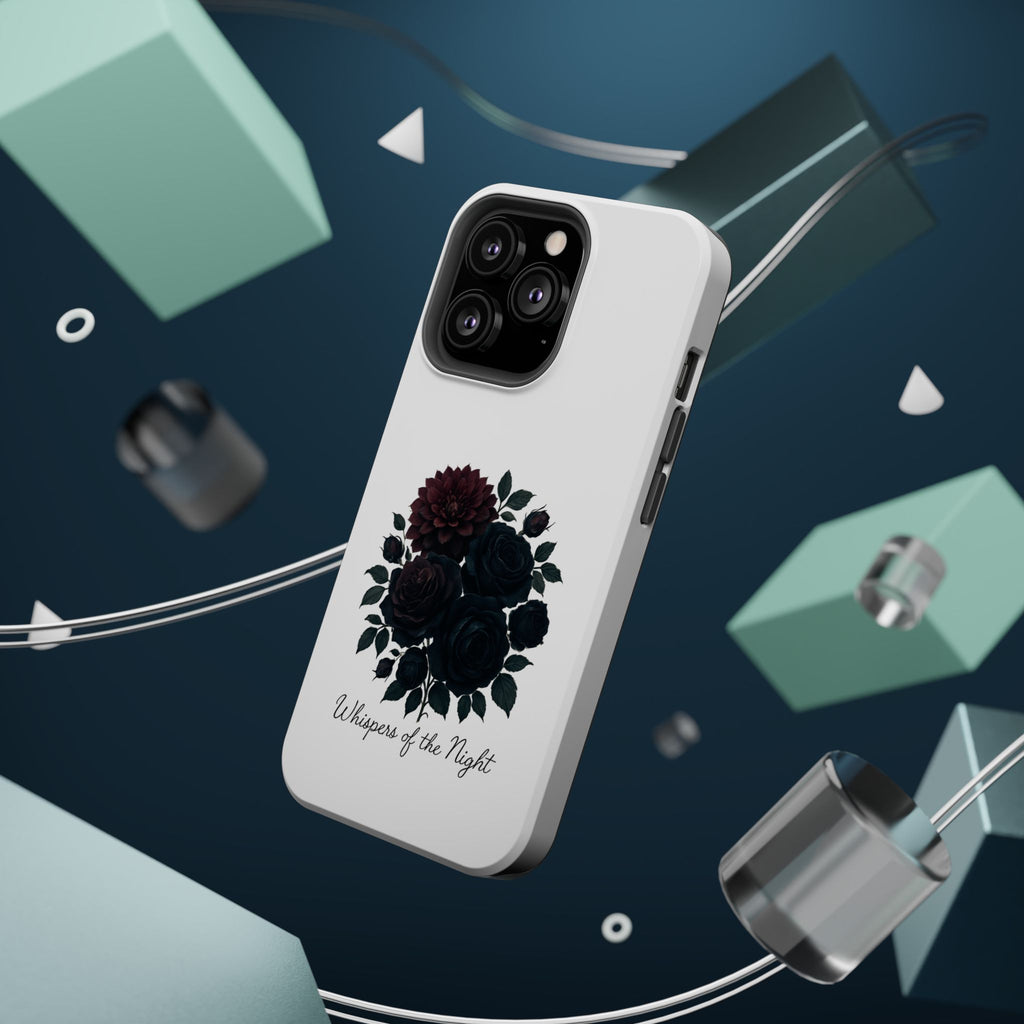 Whispers of the Night floral phone case | Magnetic impact-resistant case