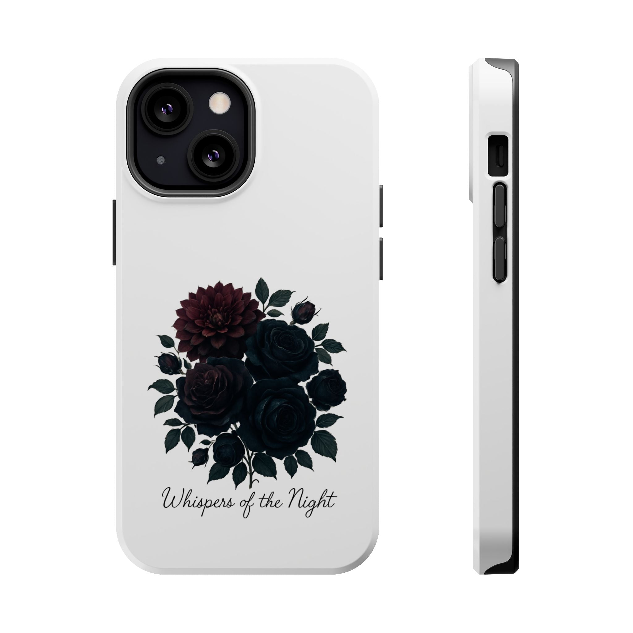 Whispers of the Night floral phone case | Magnetic impact-resistant case