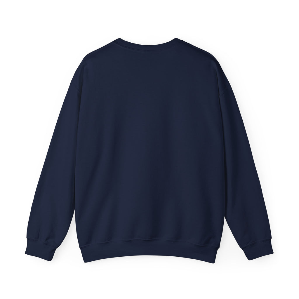 Crewneck Sweatshirt — "Gently Guided by Nature's Wisdom" Floral Wreath Eco Vibe