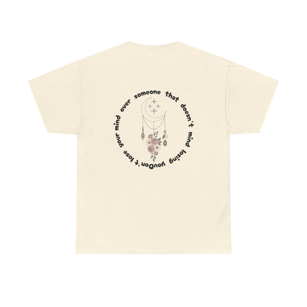 T-Shirt  “Someone That Doesn’t Mind Losing You” Floral Moonback Tee