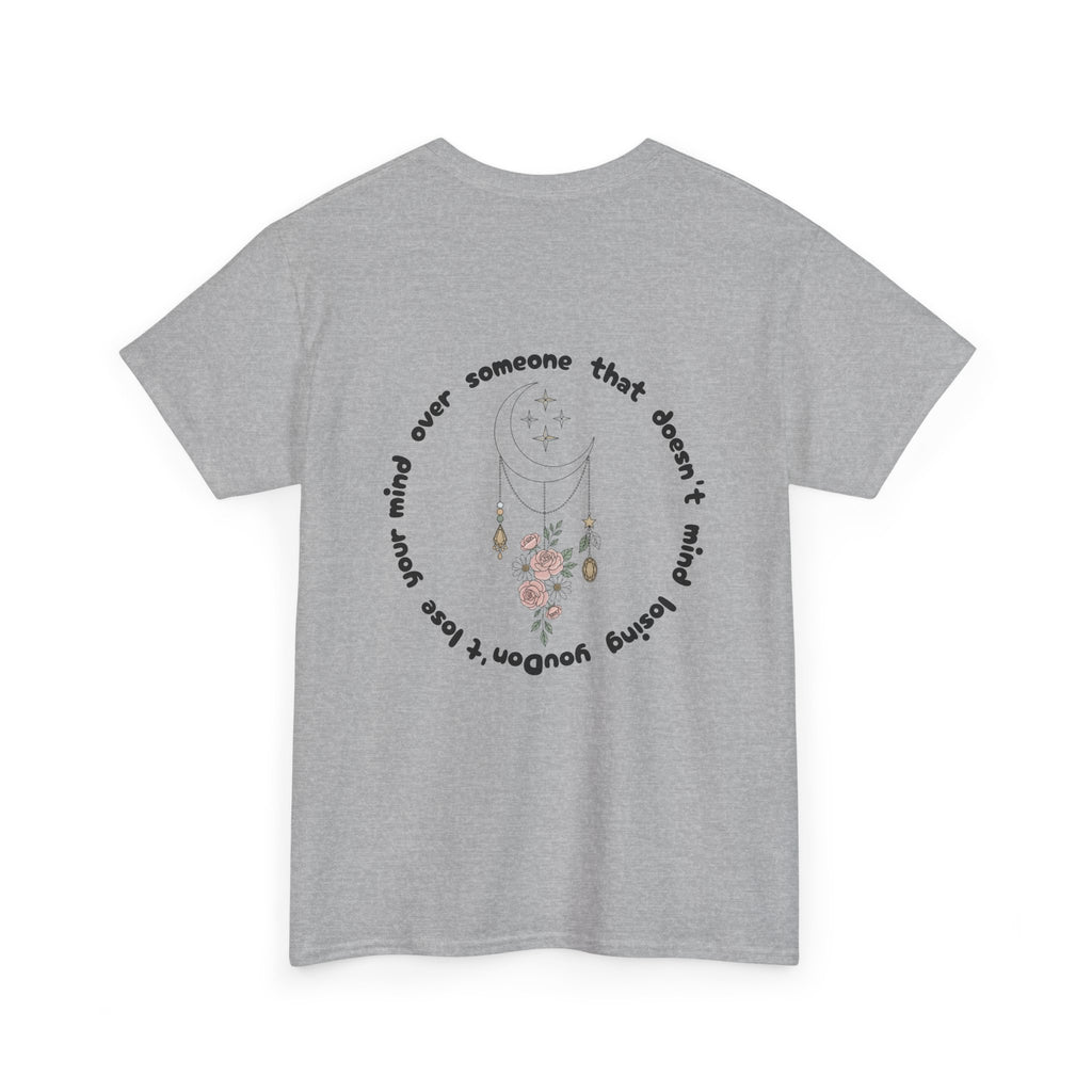 T-Shirt  “Someone That Doesn’t Mind Losing You” Floral Moonback Tee