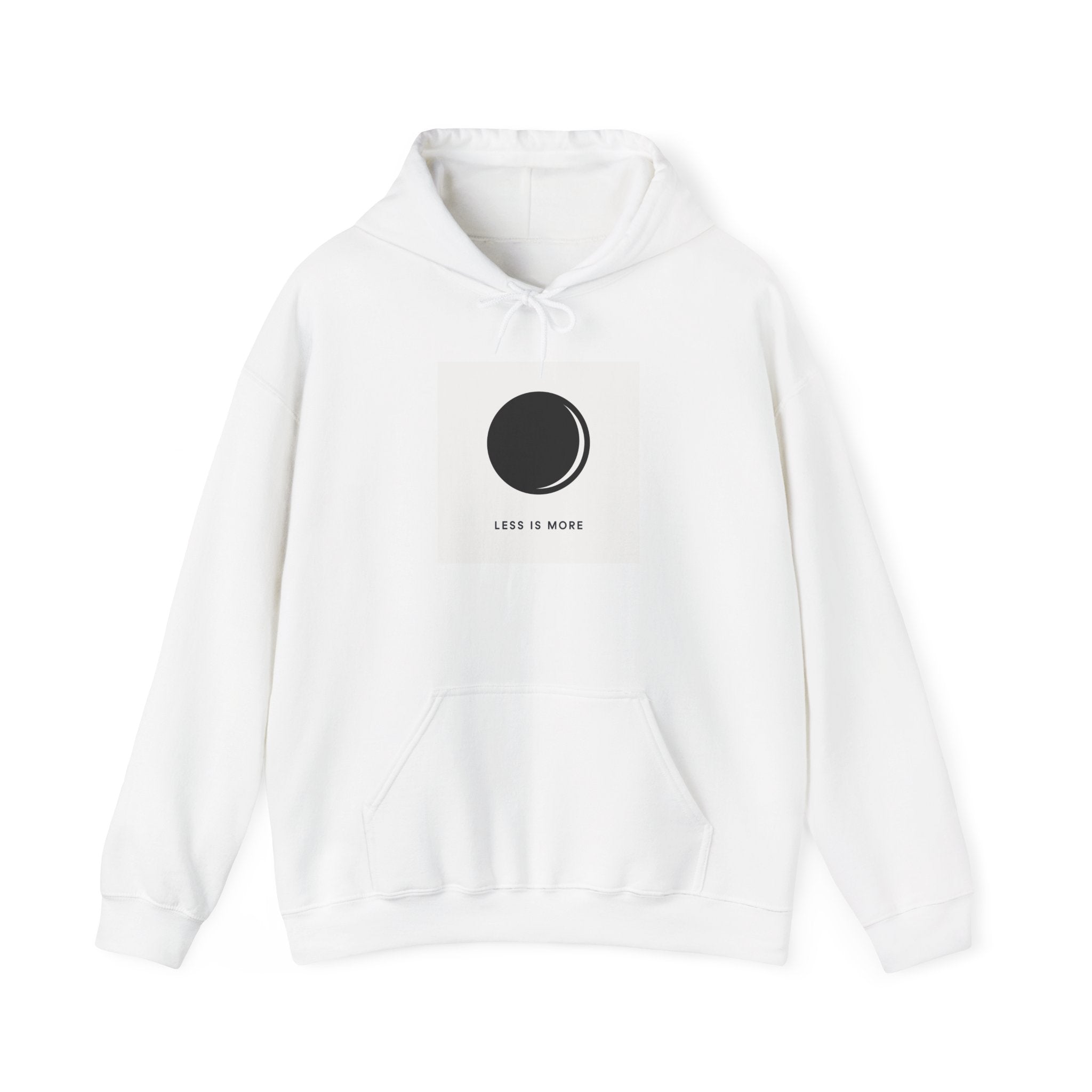 Crescent Moon Minimalist Hoodie | Less Is More
