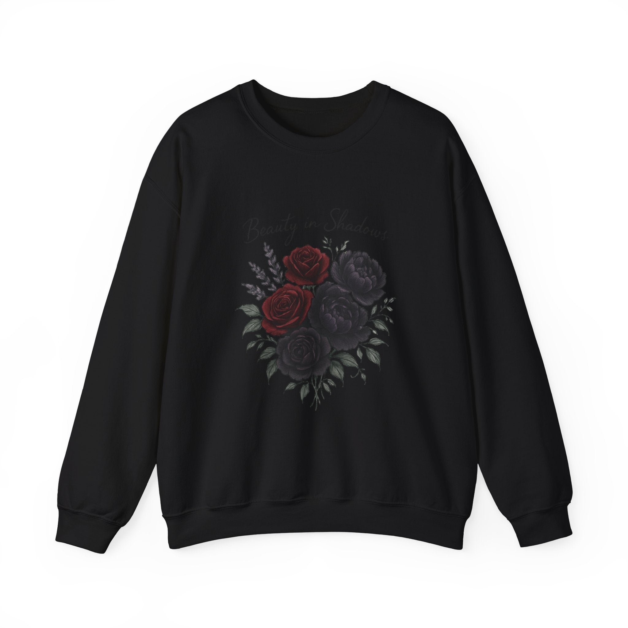 Floral 'Beauty in Shadows' Crewneck Sweatshirt