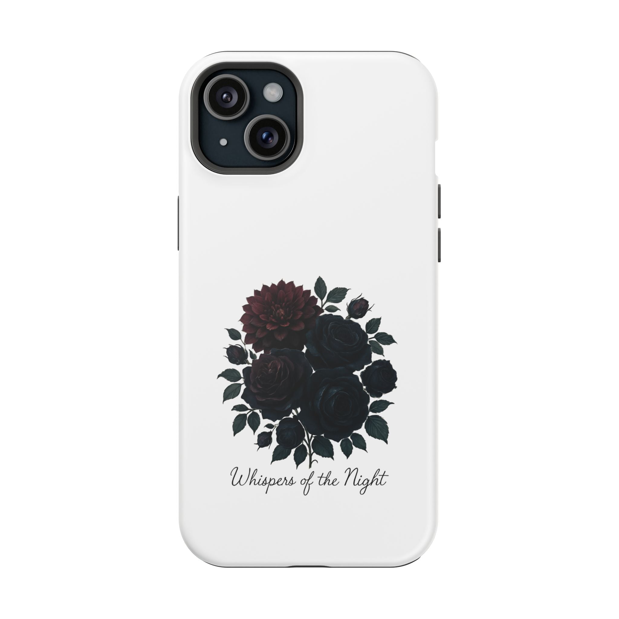Whispers of the Night floral phone case | Magnetic impact-resistant case