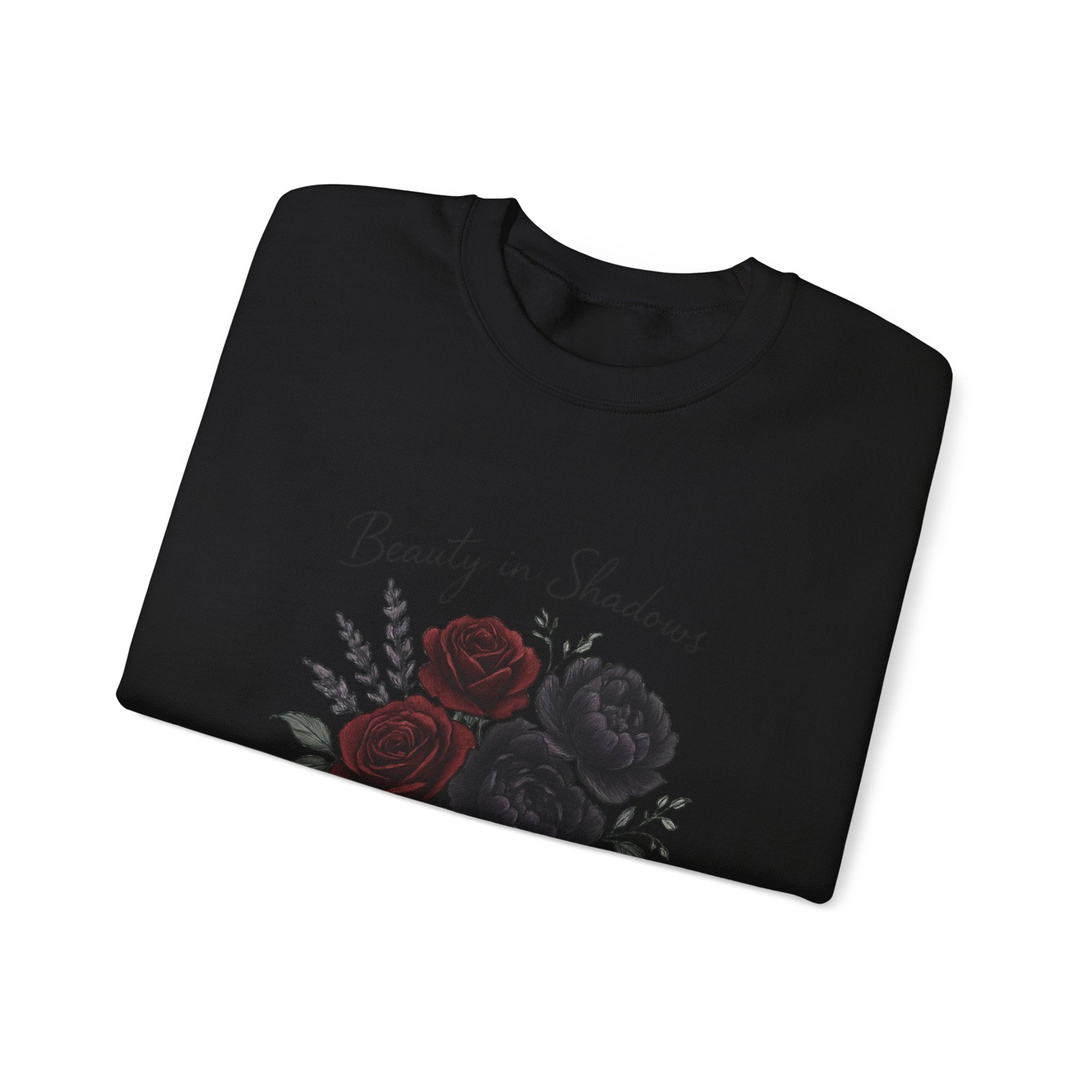 Floral 'Beauty in Shadows' Crewneck Sweatshirt