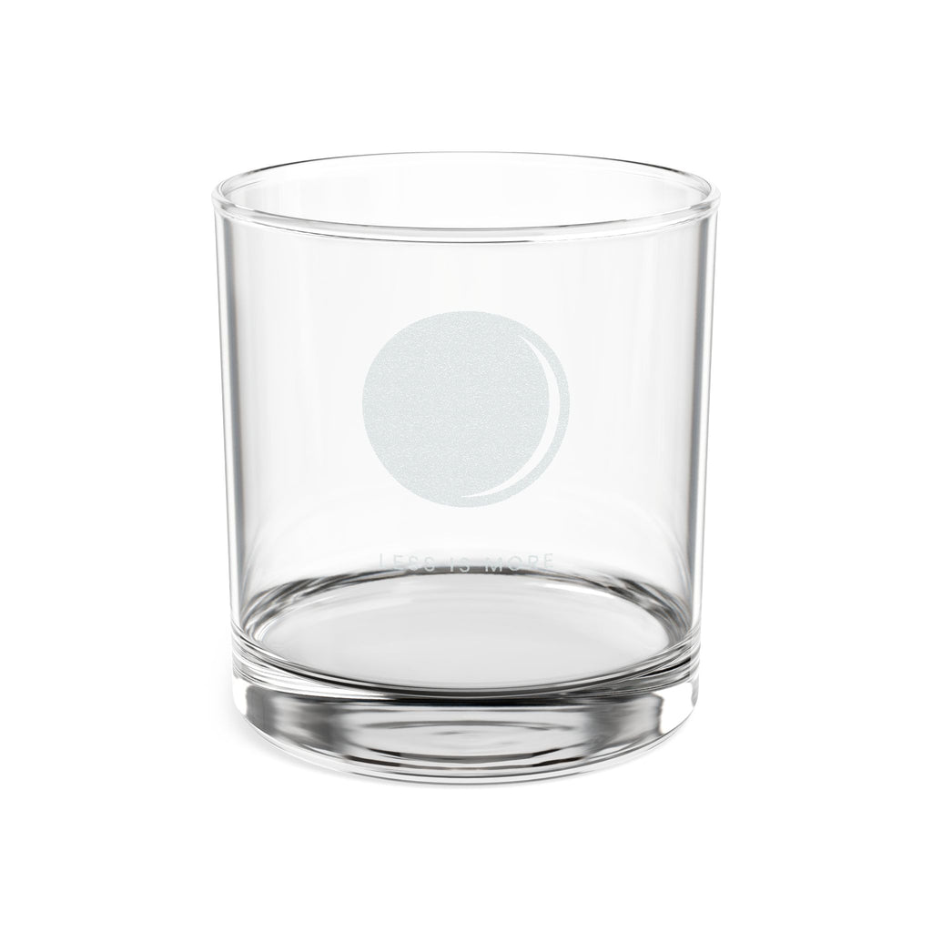 Engraved Whiskey Glass 10.5oz — Personalized Round Monogram Rocks Glass