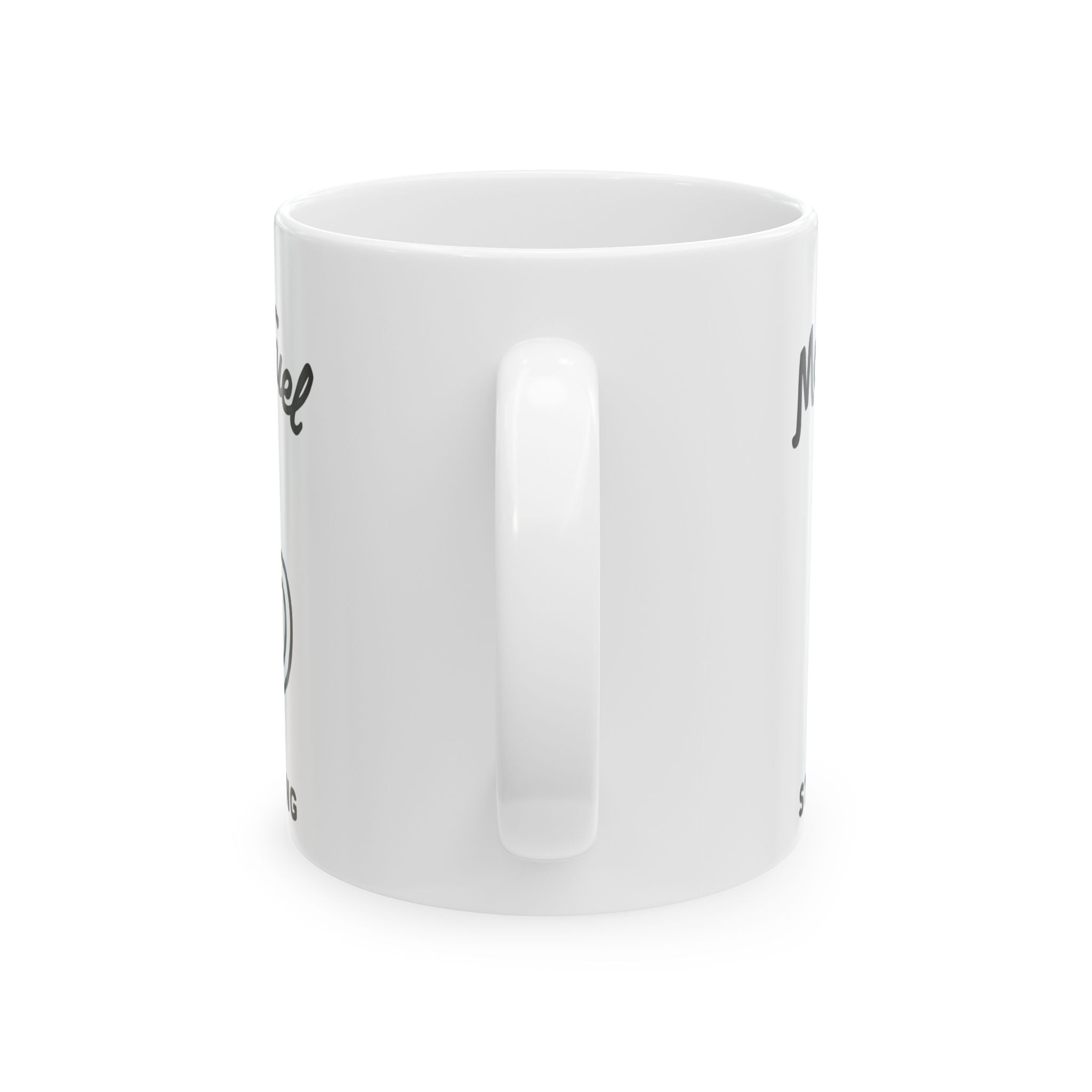Morning Fuel Ceramic Mug – "Start Strong" Coffee Cup (11oz, 15oz)