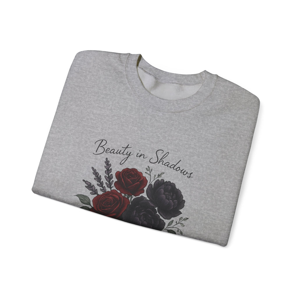 Floral 'Beauty in Shadows' Crewneck Sweatshirt