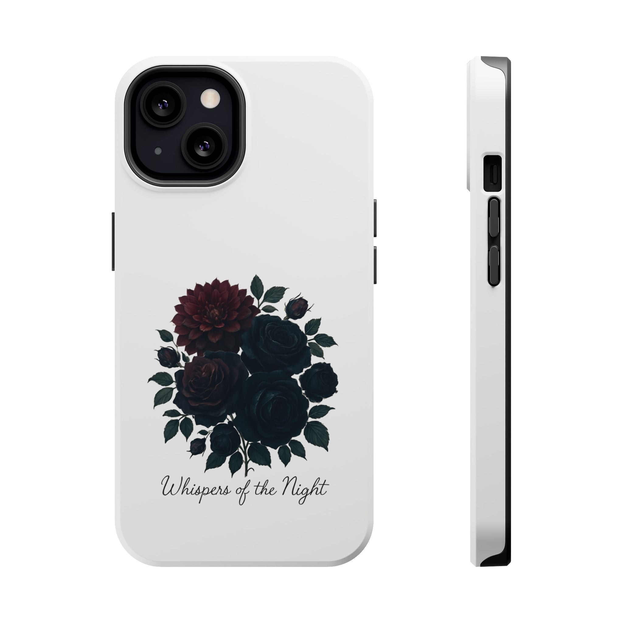 Whispers of the Night floral phone case | Magnetic impact-resistant case