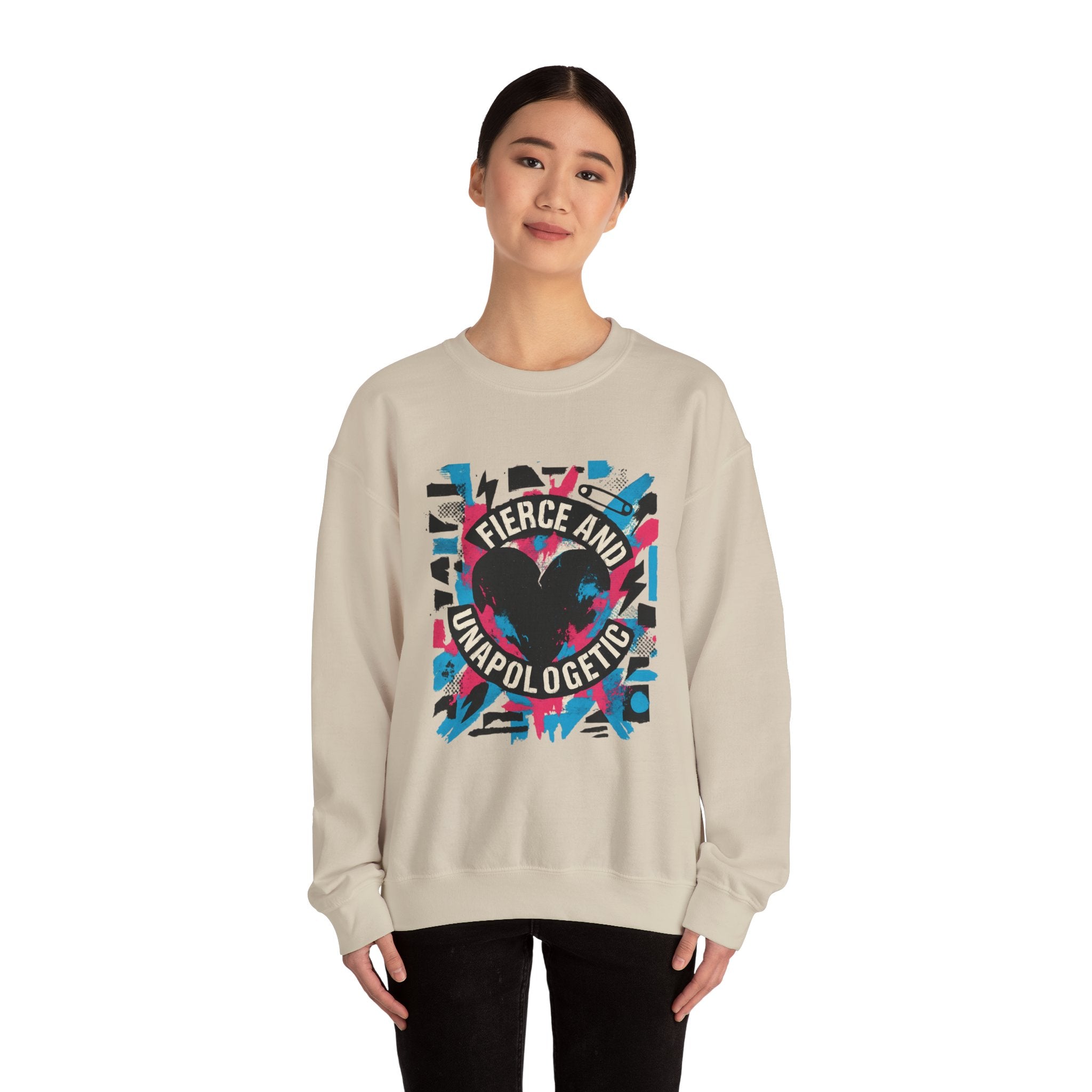 Fierce and Unapologetic Heart Sweatshirt