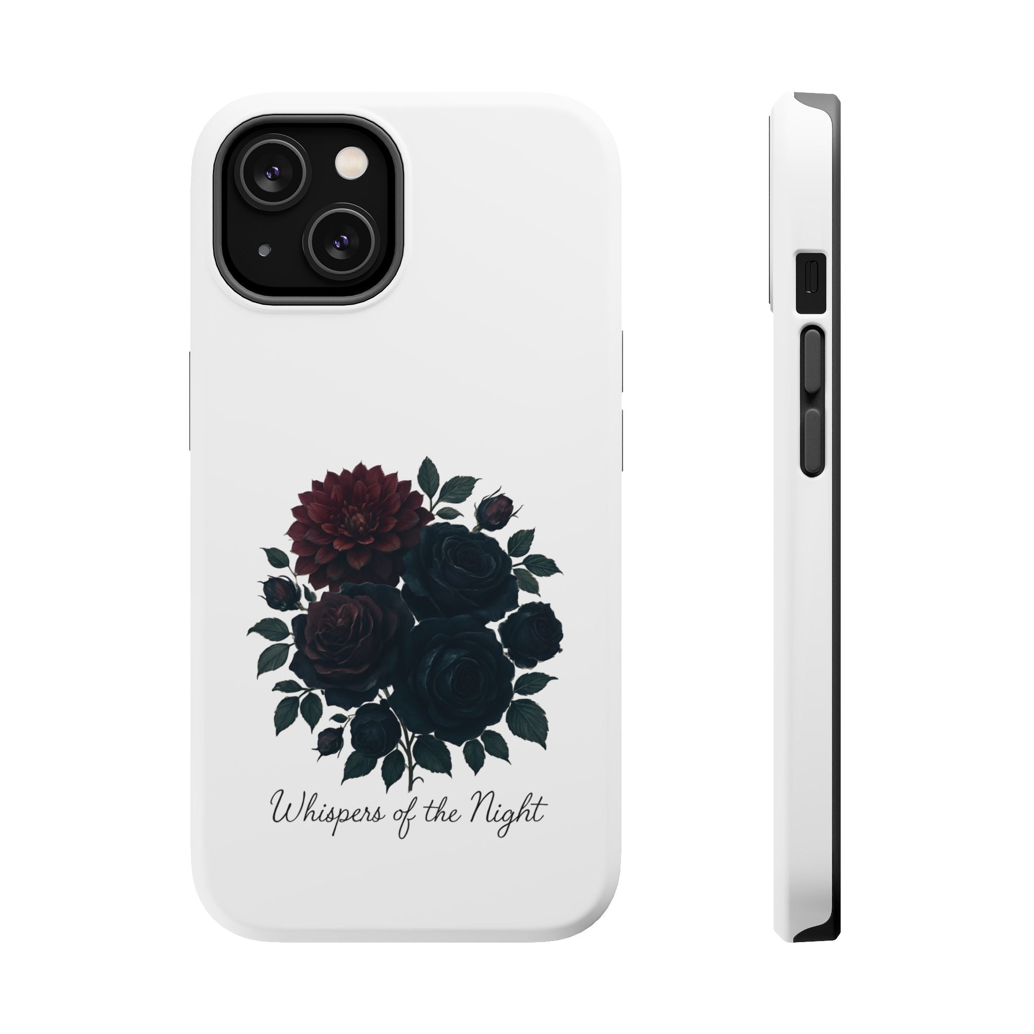 Whispers of the Night floral phone case | Magnetic impact-resistant case