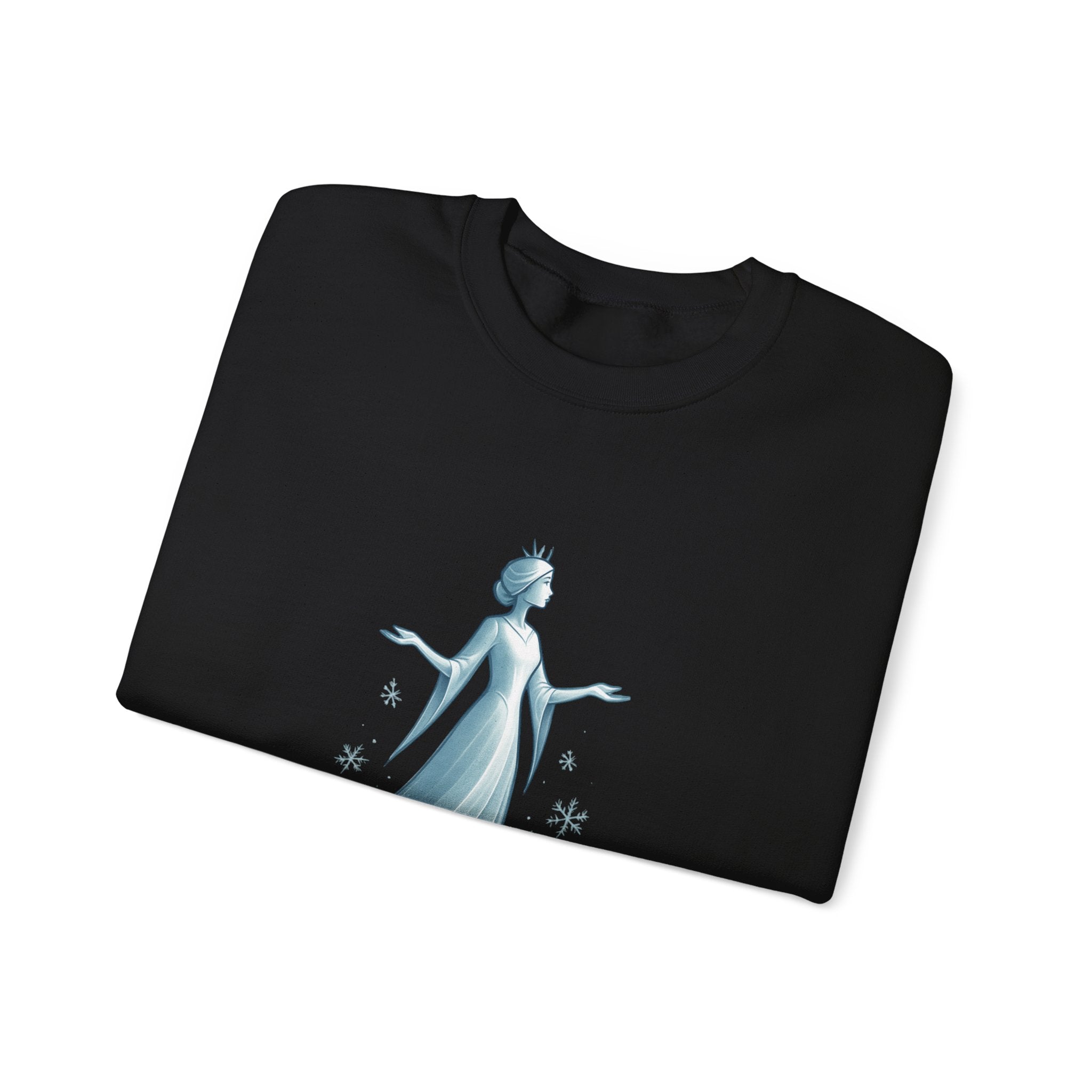 Chill Like a Queen Sweatshirt — Cozy Frozen-Inspired Crewneck