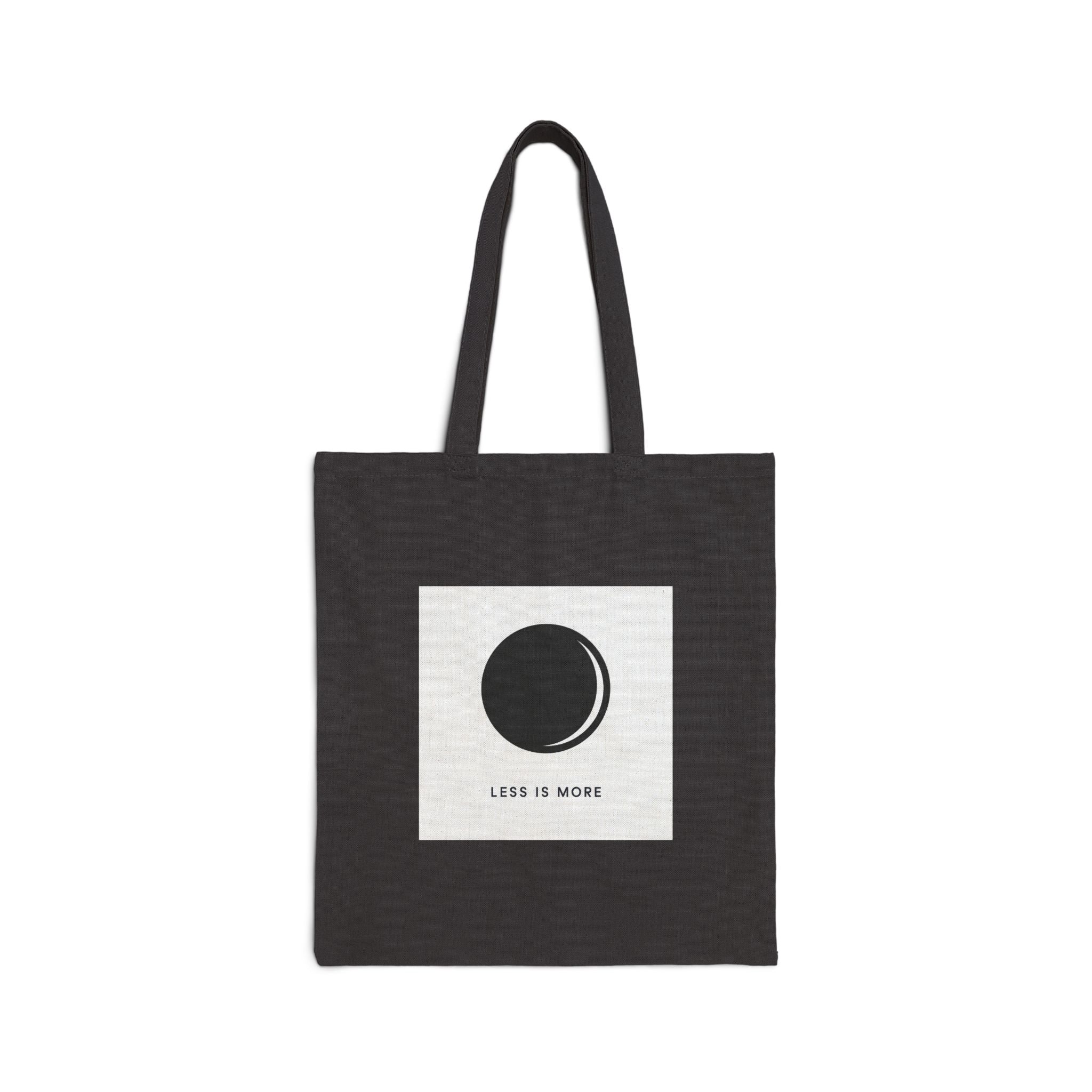 Minimal Moon Phase tote bag | Less Is More canvas tote