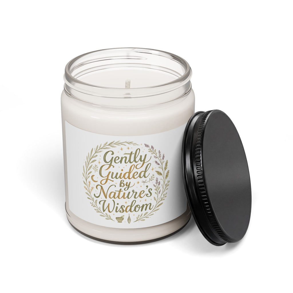 Soy Candle — "Gently Guided by Nature's Wisdom" Scented 9oz