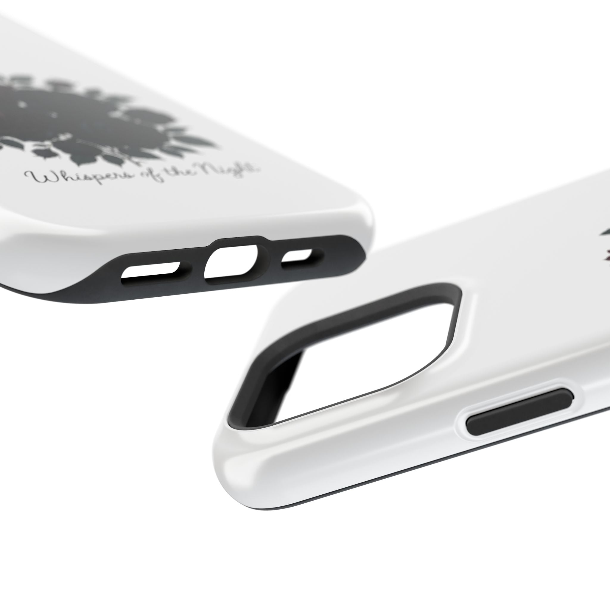 Whispers of the Night floral phone case | Magnetic impact-resistant case