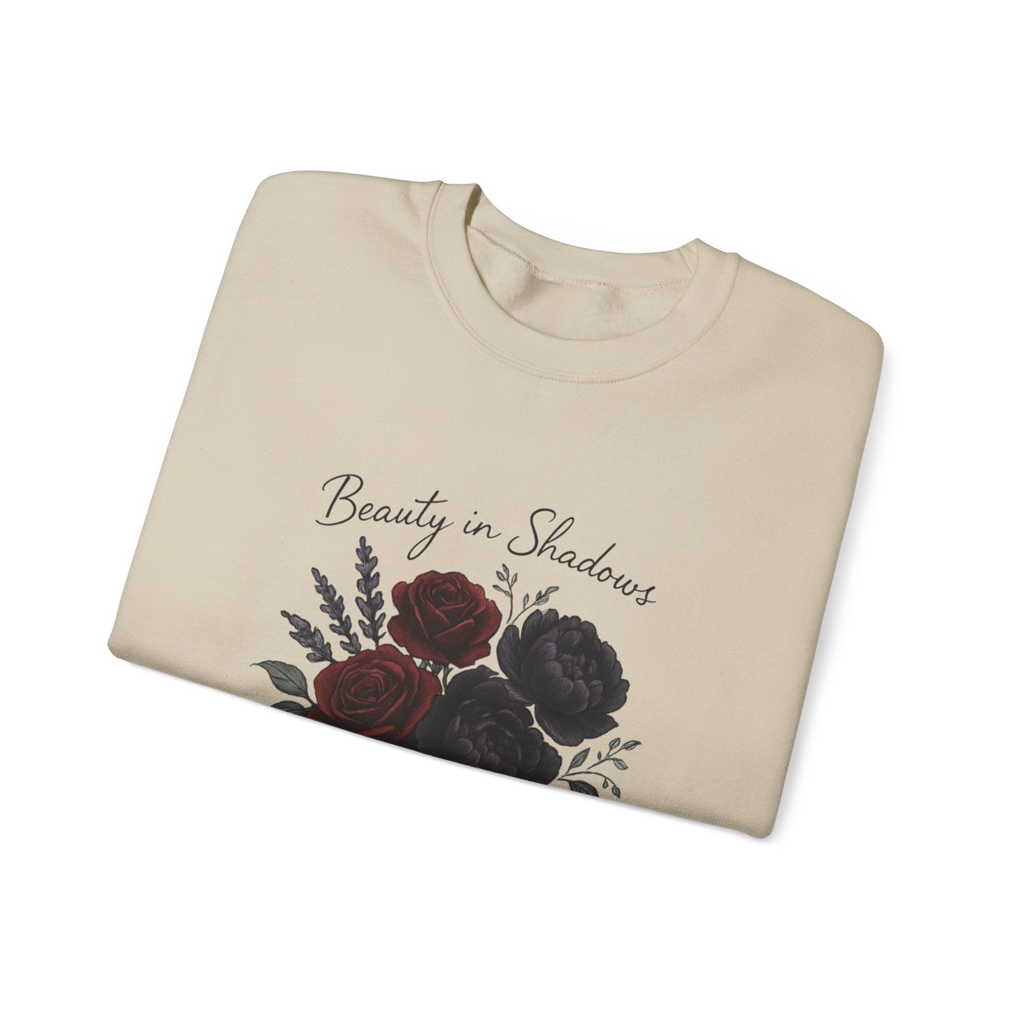 Floral 'Beauty in Shadows' Crewneck Sweatshirt