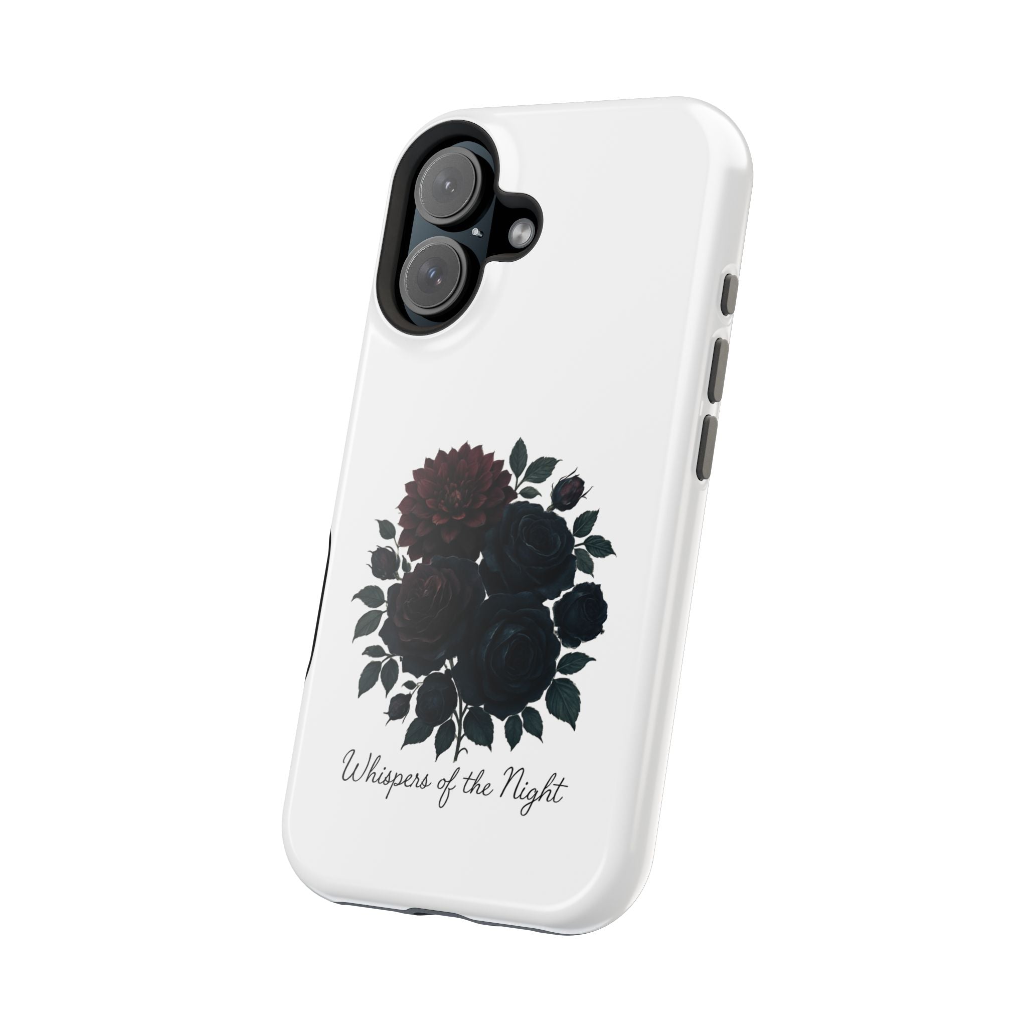 Whispers of the Night floral phone case | Magnetic impact-resistant case