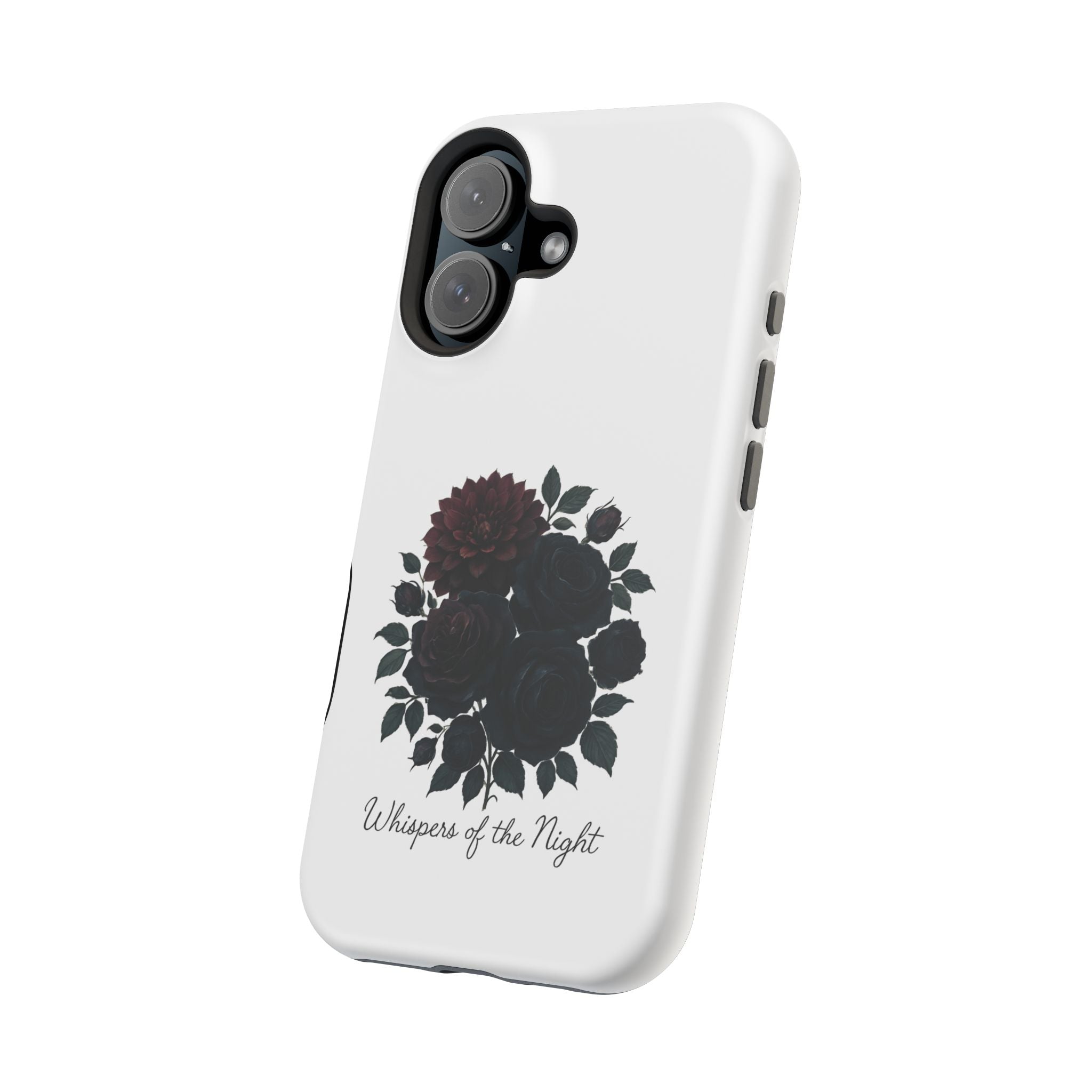 Whispers of the Night floral phone case | Magnetic impact-resistant case