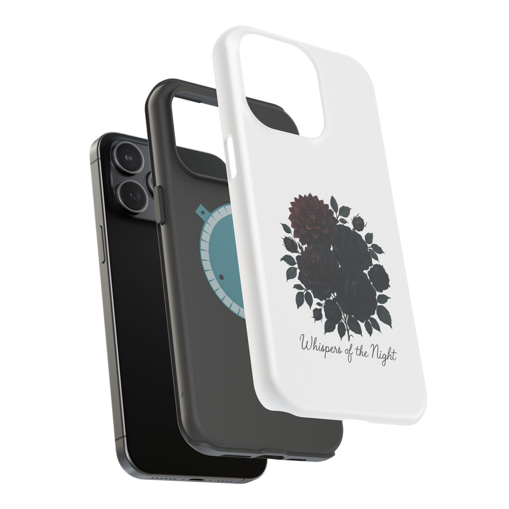 Whispers of the Night floral phone case | Magnetic impact-resistant case