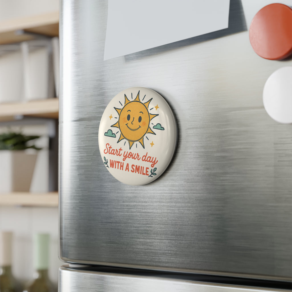 Smiling Sun Start Your Day With A Smile Magnet