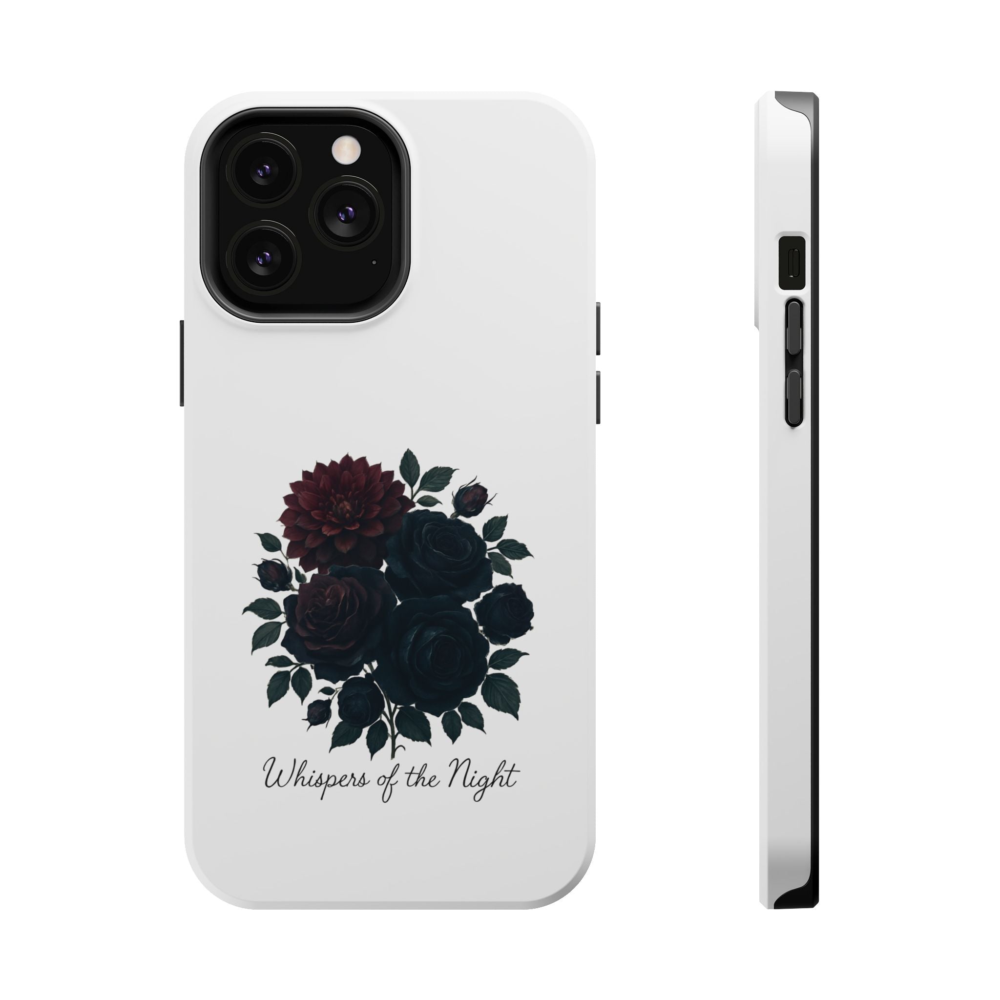 Whispers of the Night floral phone case | Magnetic impact-resistant case