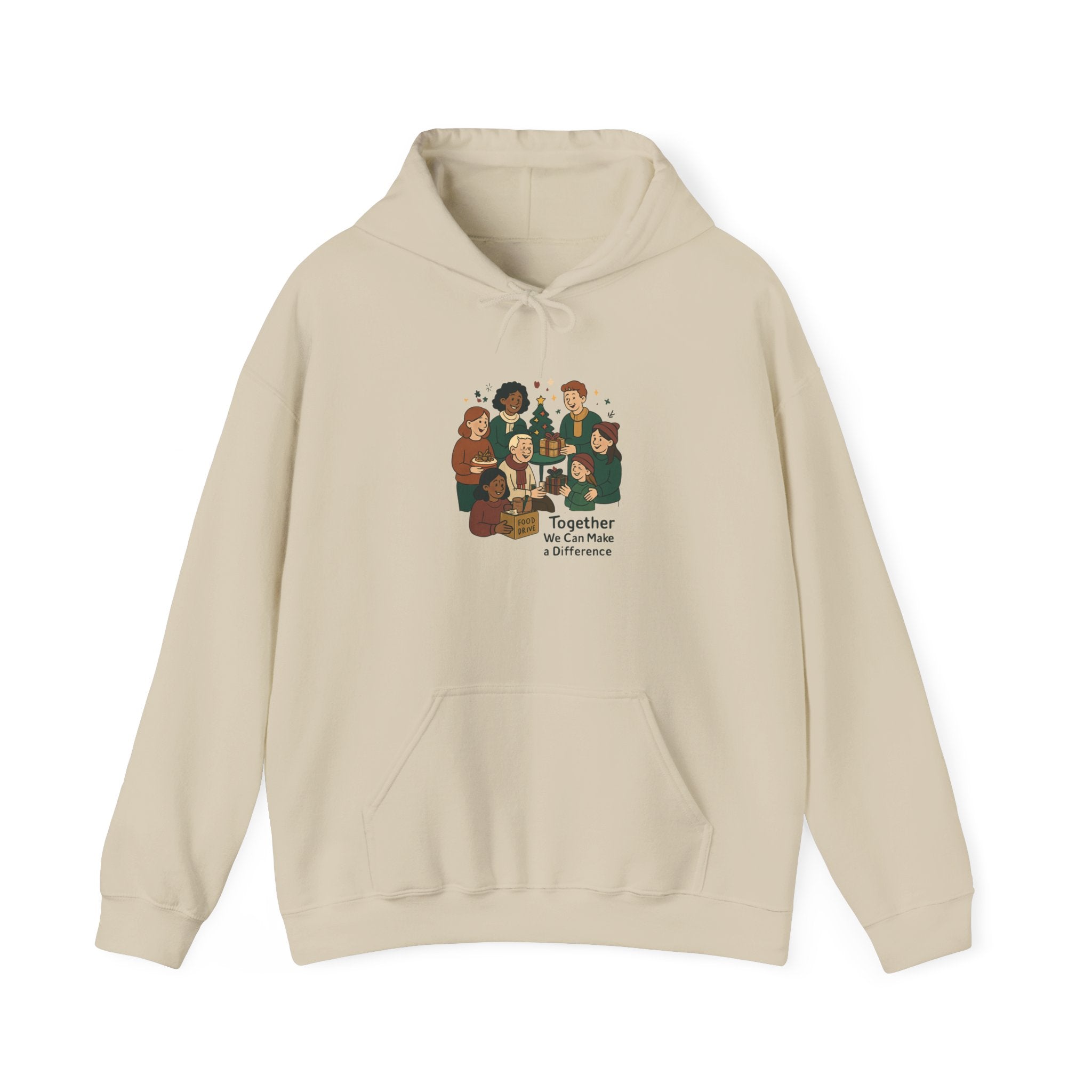Hoodie — Cozy Friendsgiving Gathering Graphic "Sweeter with You"