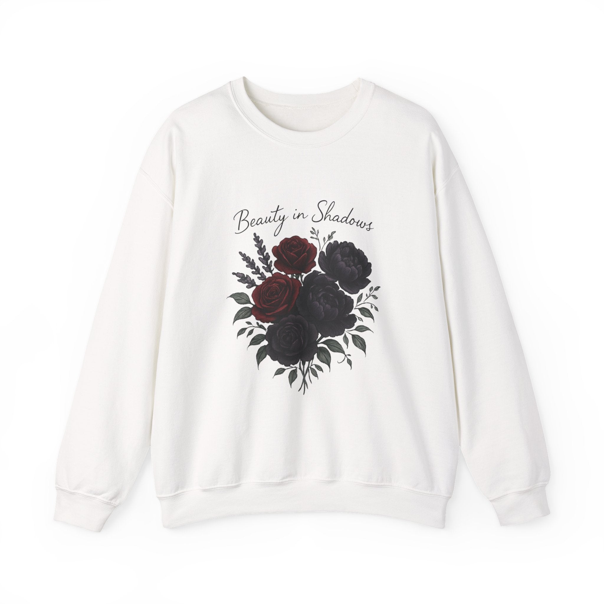 Floral 'Beauty in Shadows' Crewneck Sweatshirt