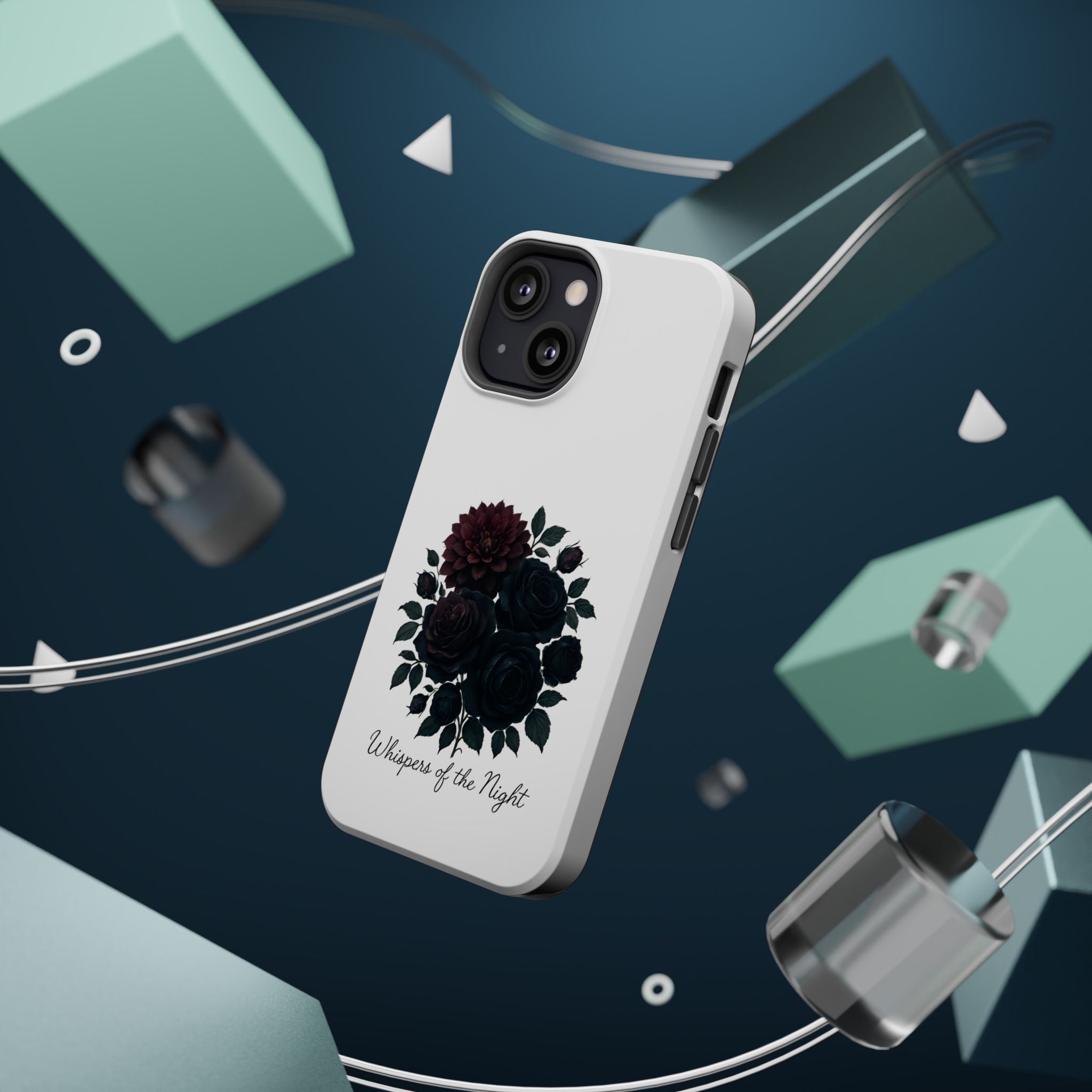 Whispers of the Night floral phone case | Magnetic impact-resistant case
