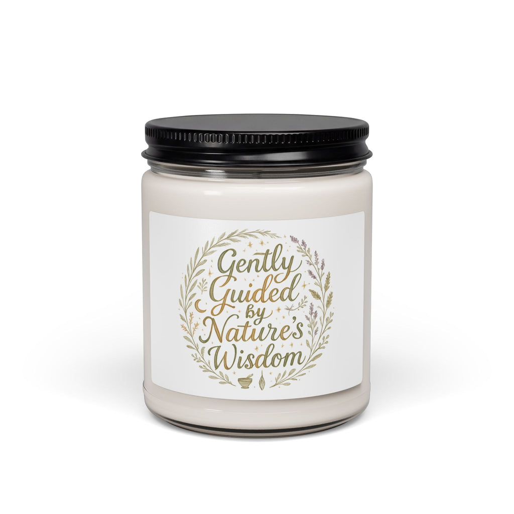 Soy Candle — "Gently Guided by Nature's Wisdom" Scented 9oz