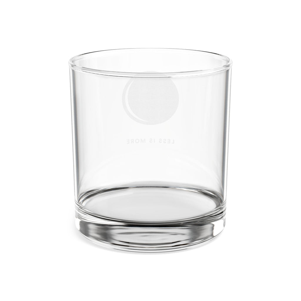 Engraved Whiskey Glass 10.5oz — Personalized Round Monogram Rocks Glass