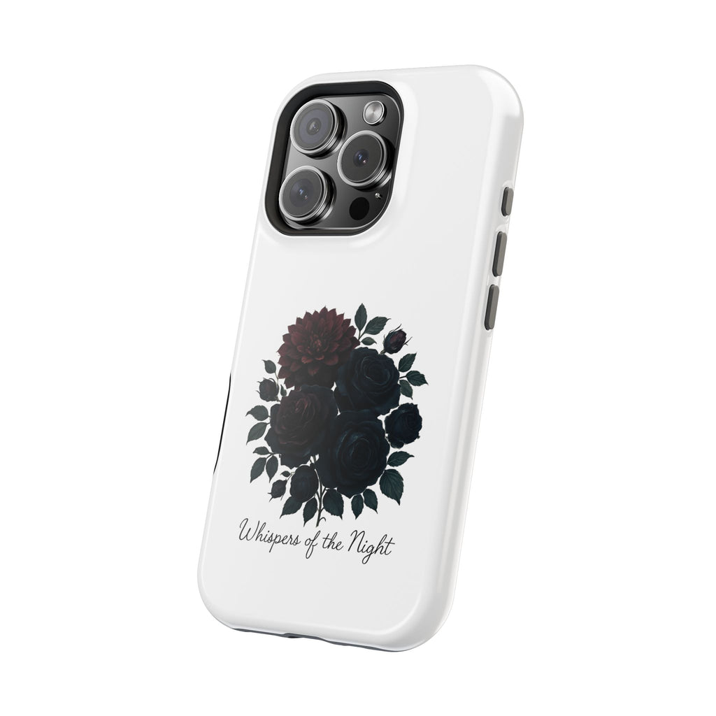 Whispers of the Night floral phone case | Magnetic impact-resistant case